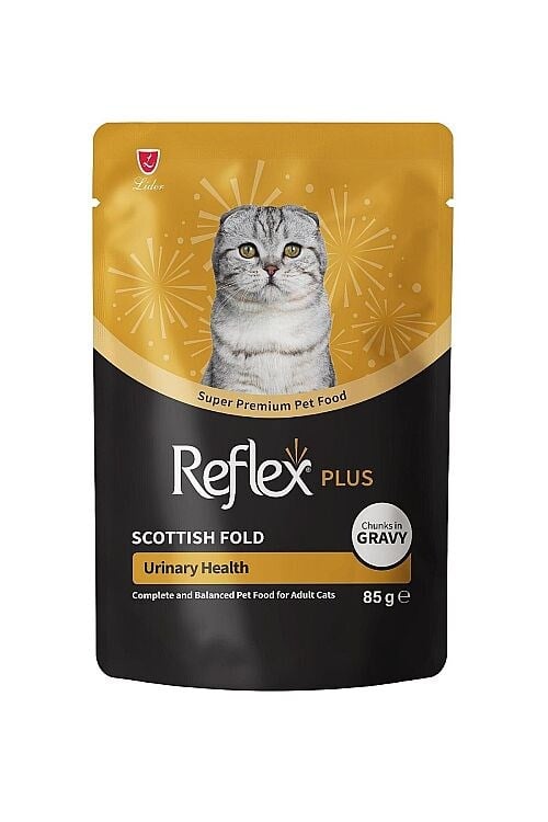 Reflex Plus Scottish Fold Yetişkin Kedi Pouch Mama 85 Gr