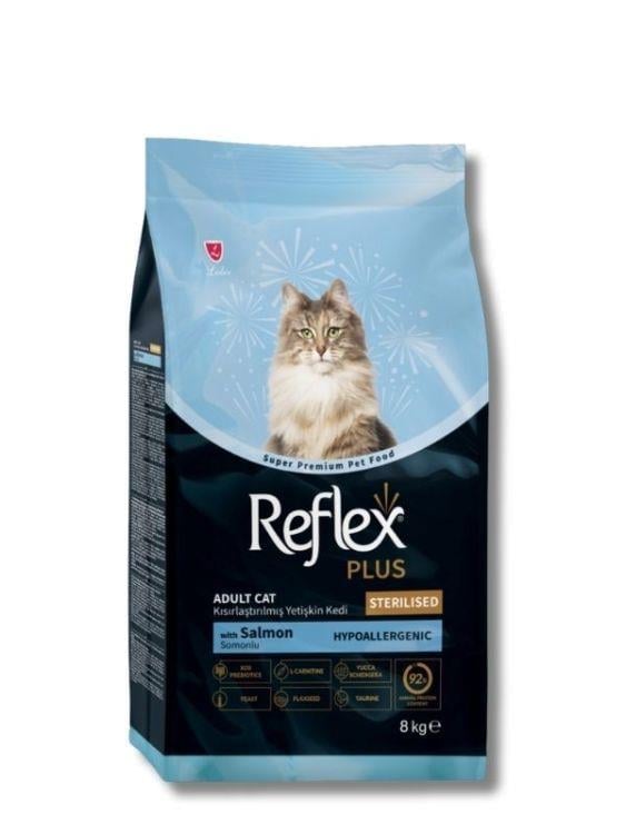 Reflex Plus Sterilised Somonlu Kısırlaştırılmış Kedi Maması 8 kg