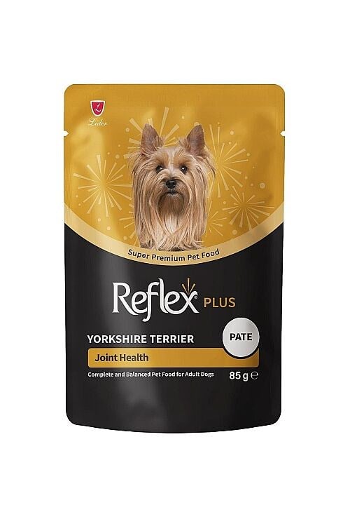 Reflex Plus Yorkshire Terrier Yetişkin Köpek Pouch Mama 85 Gr