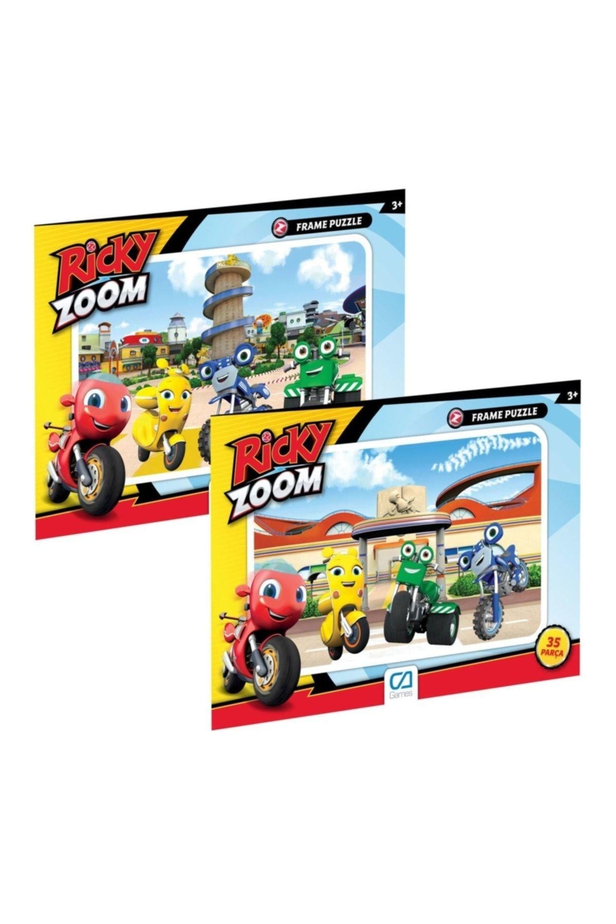 Ricky Zoom Frame Puzzle 35 Parça 2'li Puzzle Seti