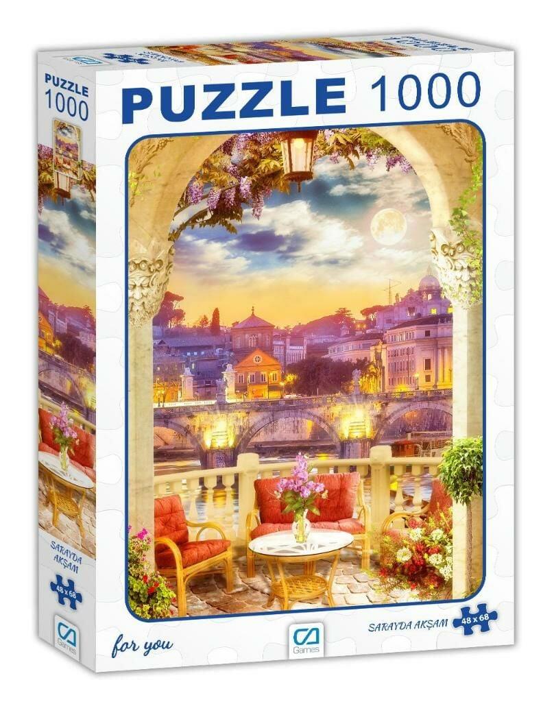 SARAYDA AKŞAM 1000 PARÇA PUZZLE