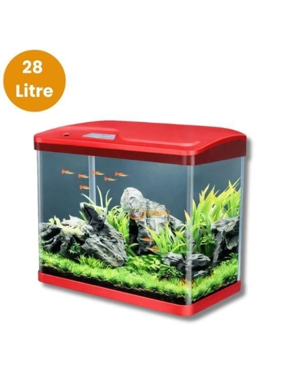 Sobo 745-SO-400F-K Kırmızı Komple Akvaryum 28 Litre
