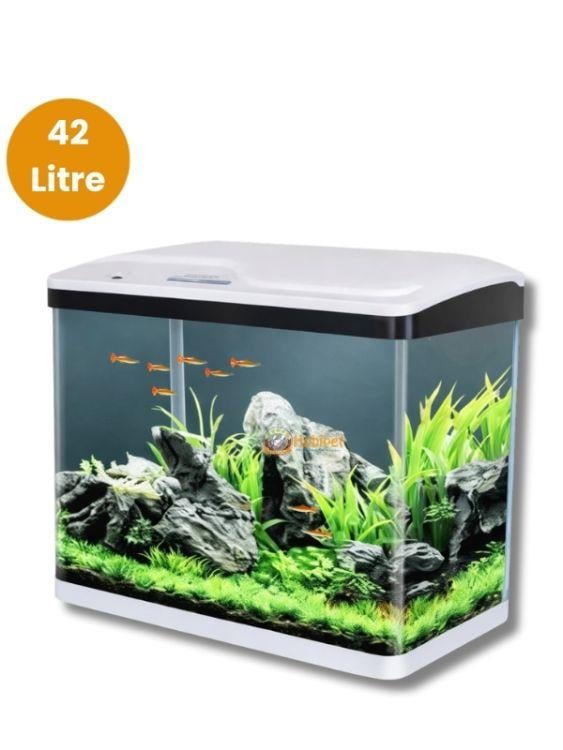Sobo 745-SO-500F-B Beyaz Komple Akvaryum 42 Litre