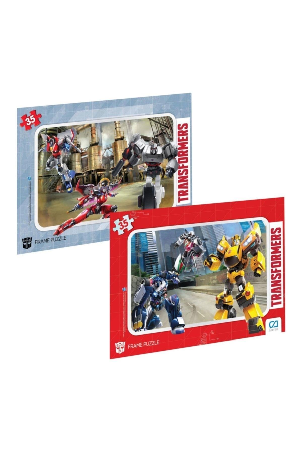 Transformers Frame Puzzle 35 Parça 2'li Puzzle Seti