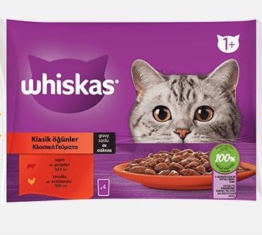 Whiskas Klasik Seçenek Karışık Etli 4 X 85 Gr Pouch X 13 Adet (449320)