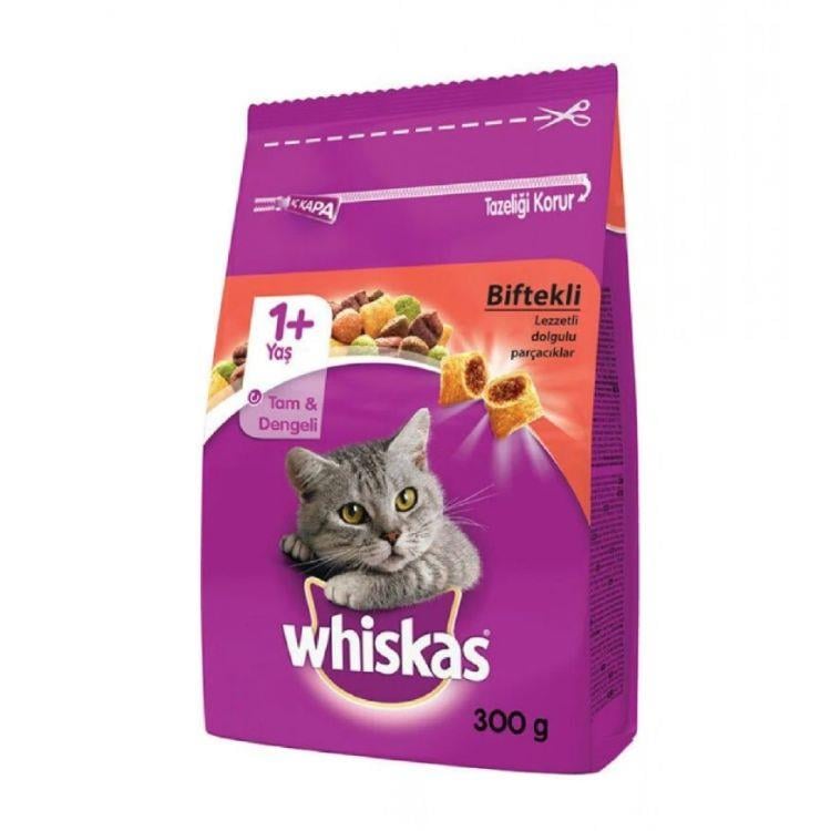 Whiskas Sığır Etli Yetişkin Kedi Maması 300 Gr X 14 Adet (449841)
