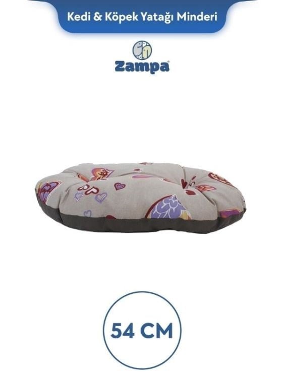 Zampa Plus Gena Kedi & Köpek Minderi Karışık Renkli 2 - 54x36x11 cm (ZIT-2495)