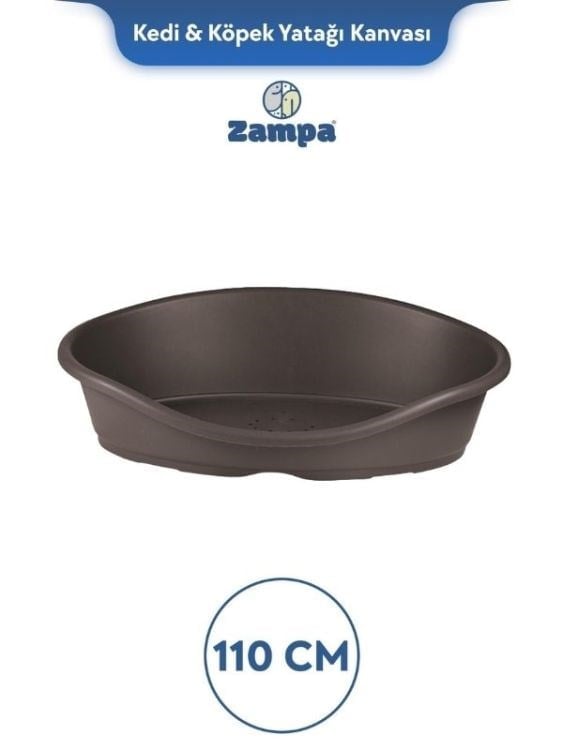 Zampa Plus Toffee Plastik Kedi & Köpek Yatağı 5 - 110cm Moka (ZIT-2464)