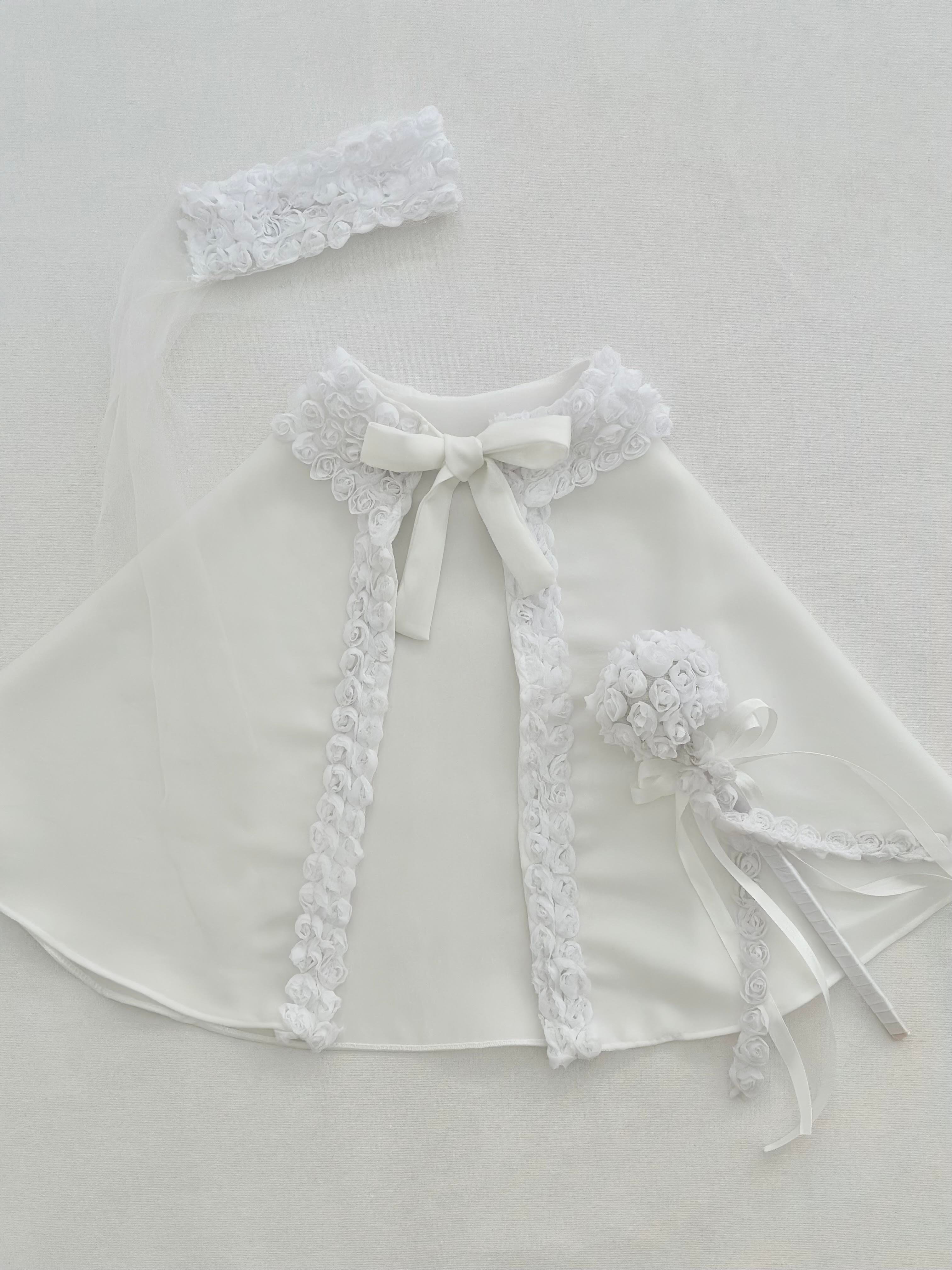 Sophia Pelerin Set - Beyaz