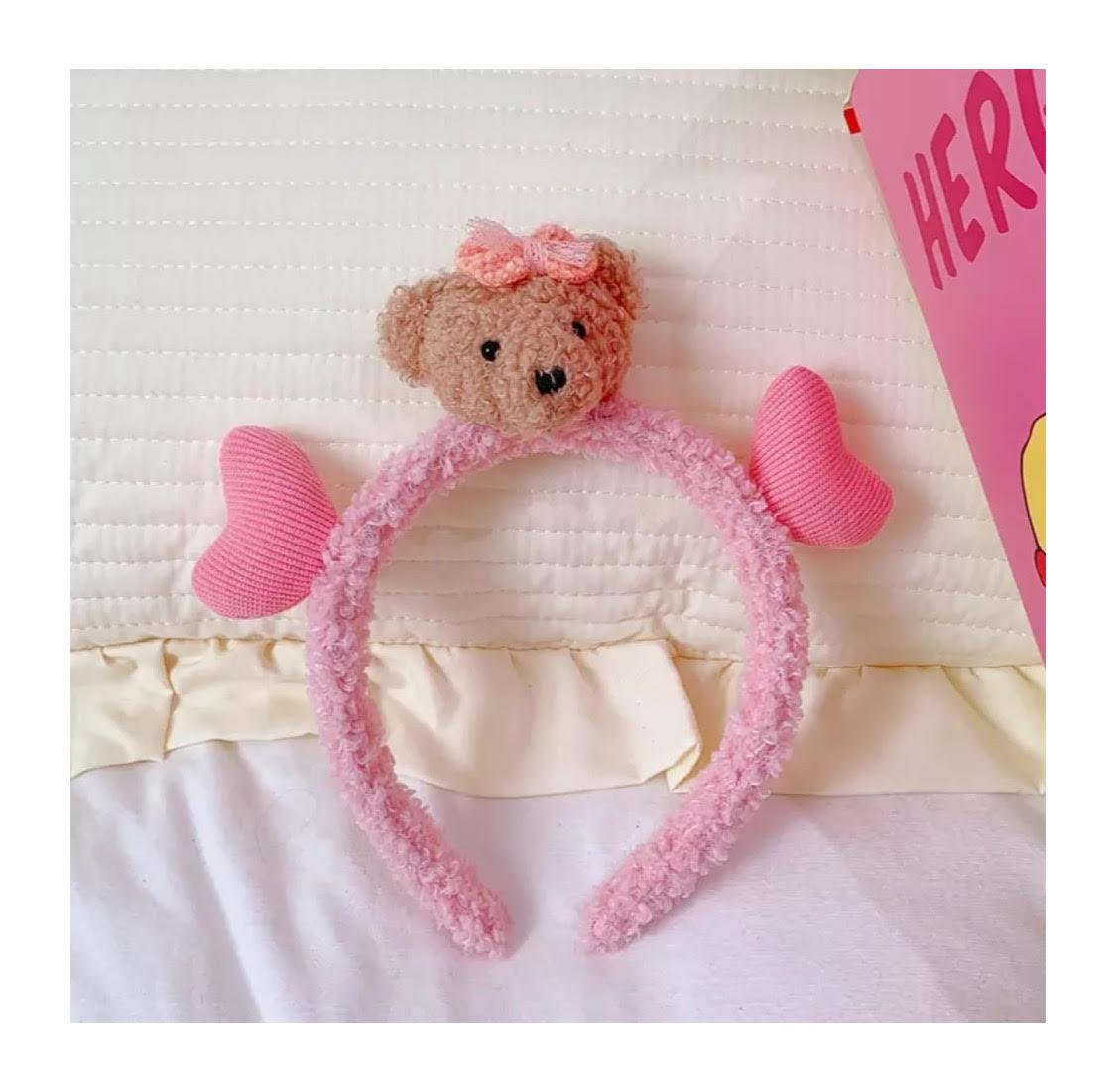 Teddy Saç Aksesuarı - Pembe