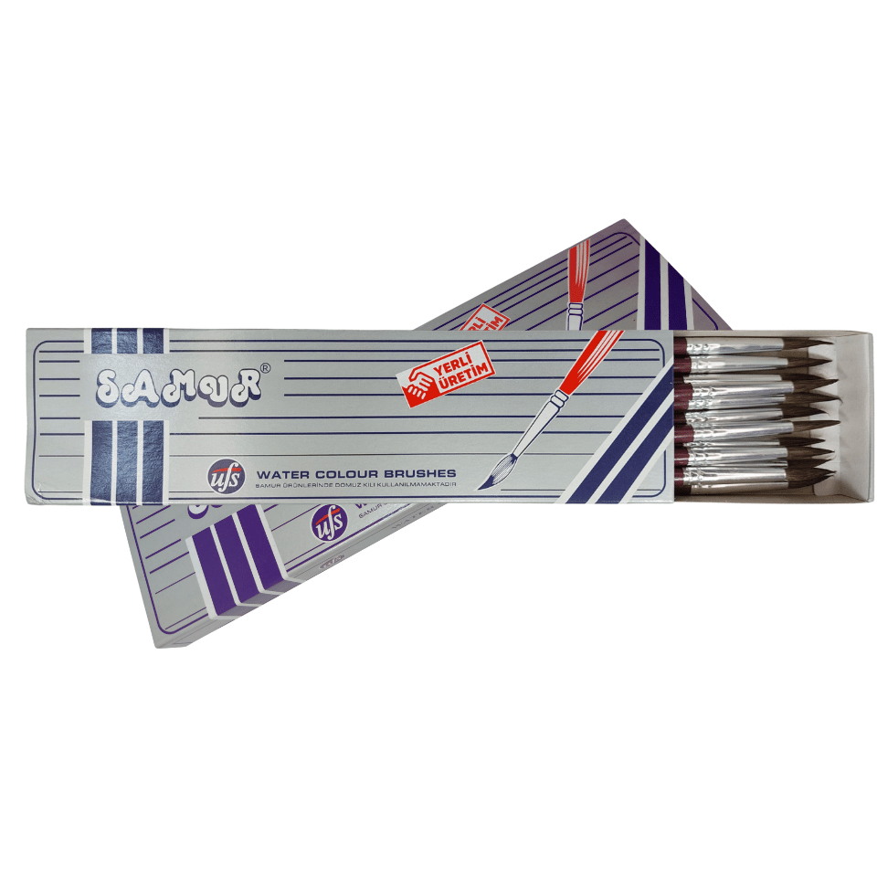 Extra Samur Sulu Boya Kalem Fırçası