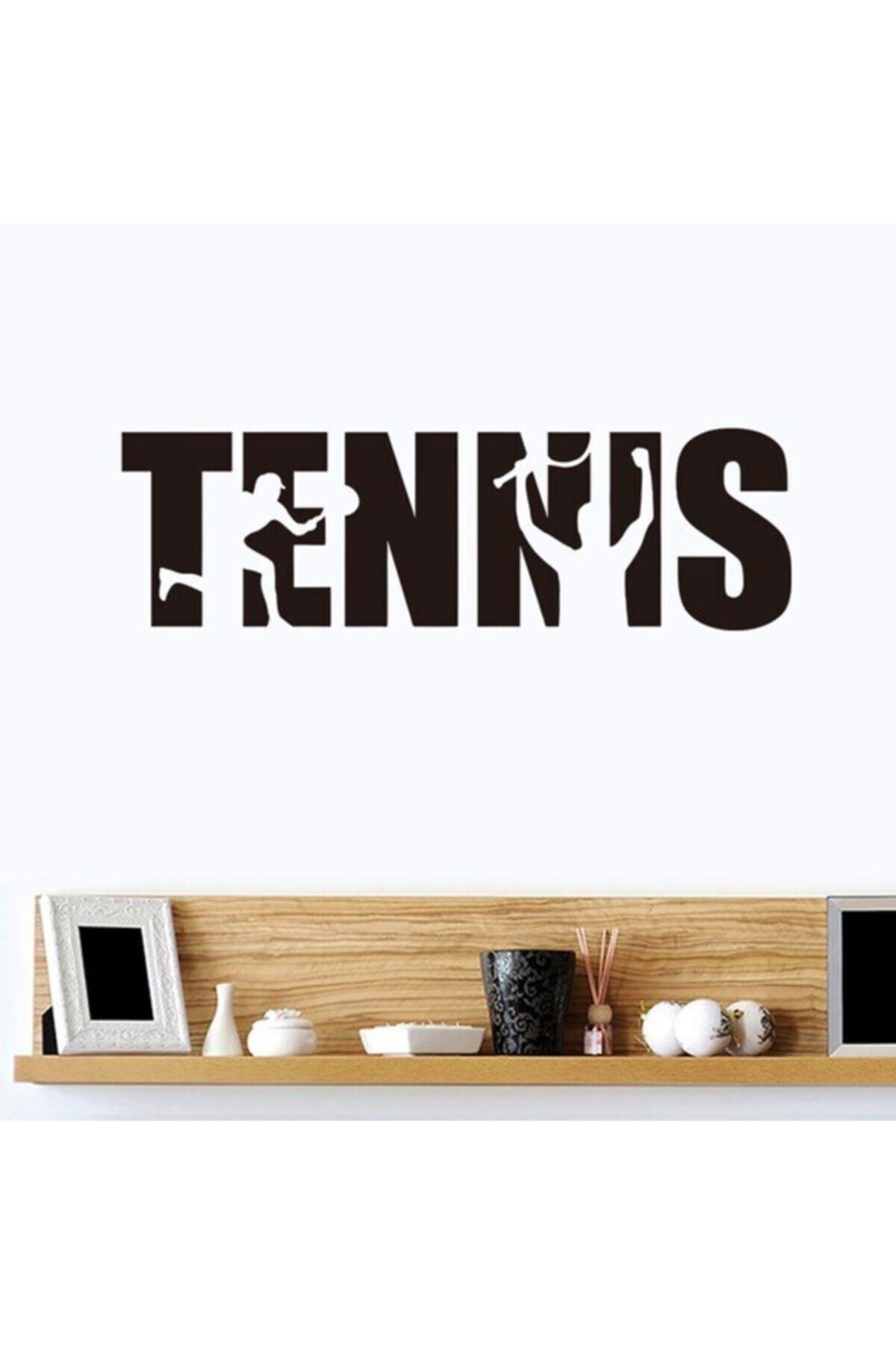 1 Parça Duvar özel yeni sticker Yaratıcı Ingilizce Tenis Yatak Odası Spor Salonu Duvar Çıkartması