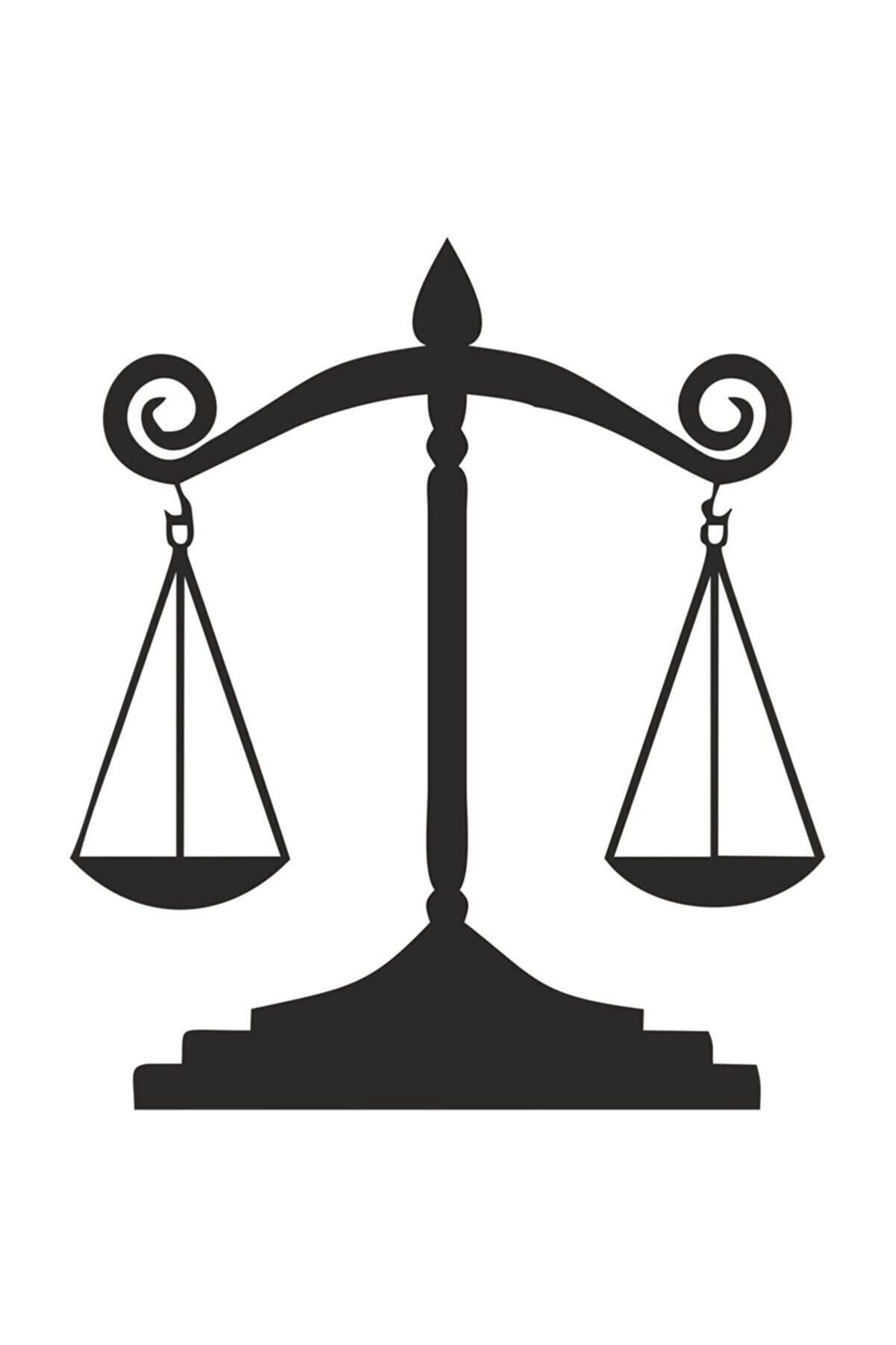 Adalet Terazi özel yeni sticker 12*10 Cm