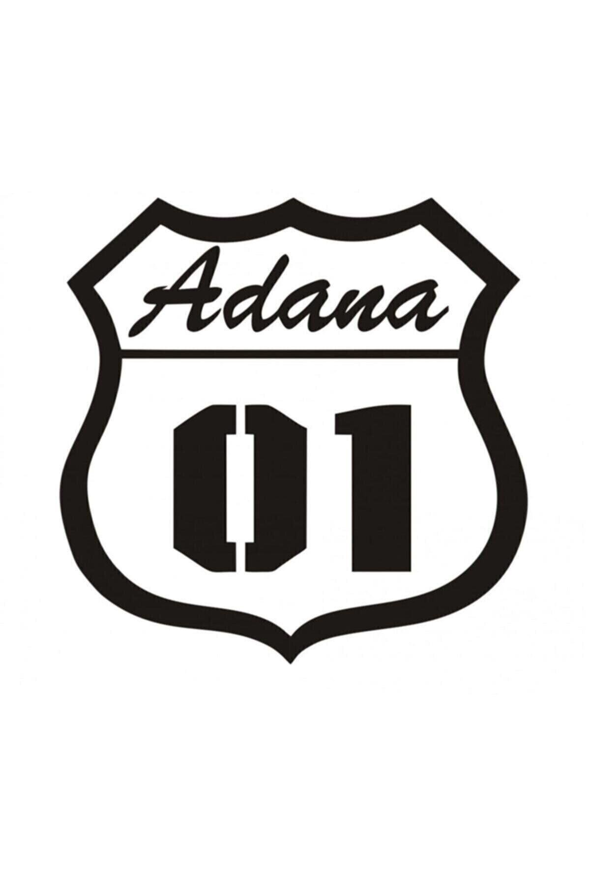 Adana 01 Oto özel yeni sticker Siyah 20*20 Cm