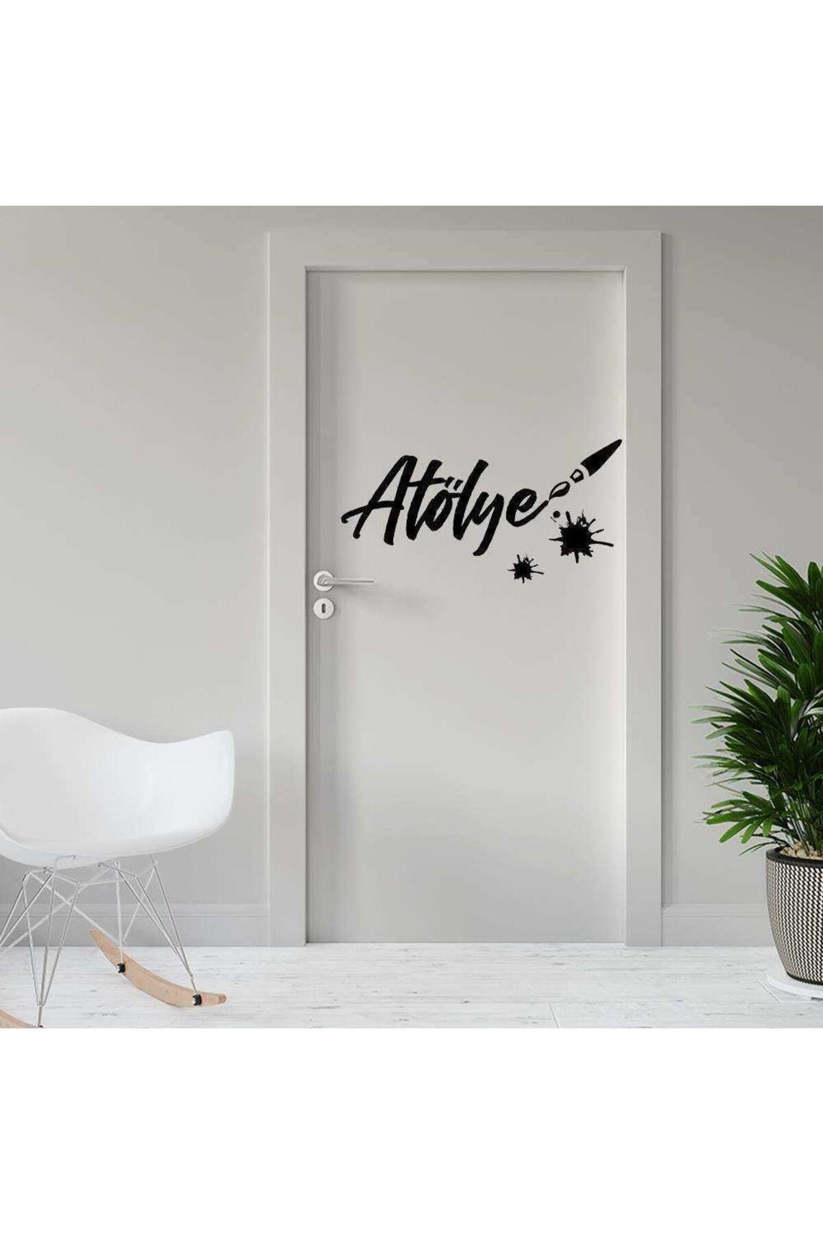 Atölye Odası Için Kapı Dekor Tasarımı Duvar özel yeni sticker, Çıkartma