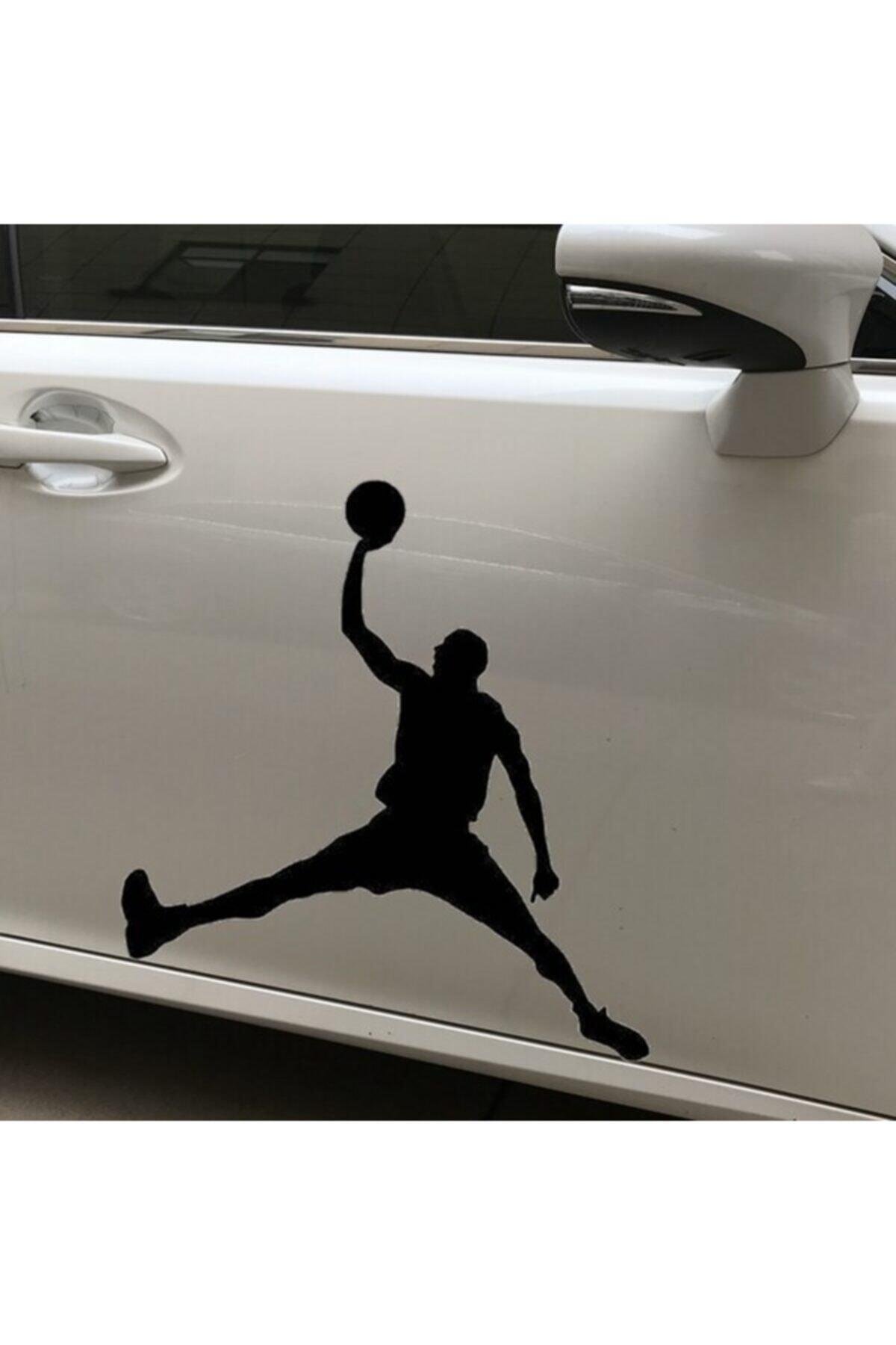 Basketbol Oyuncu Tasarım Oto özel yeni sticker Siyah 15*13 Cm