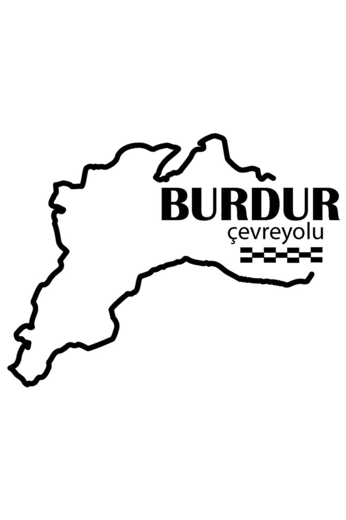 Burdur Çevreyolu özel yeni sticker 12*9 Cm