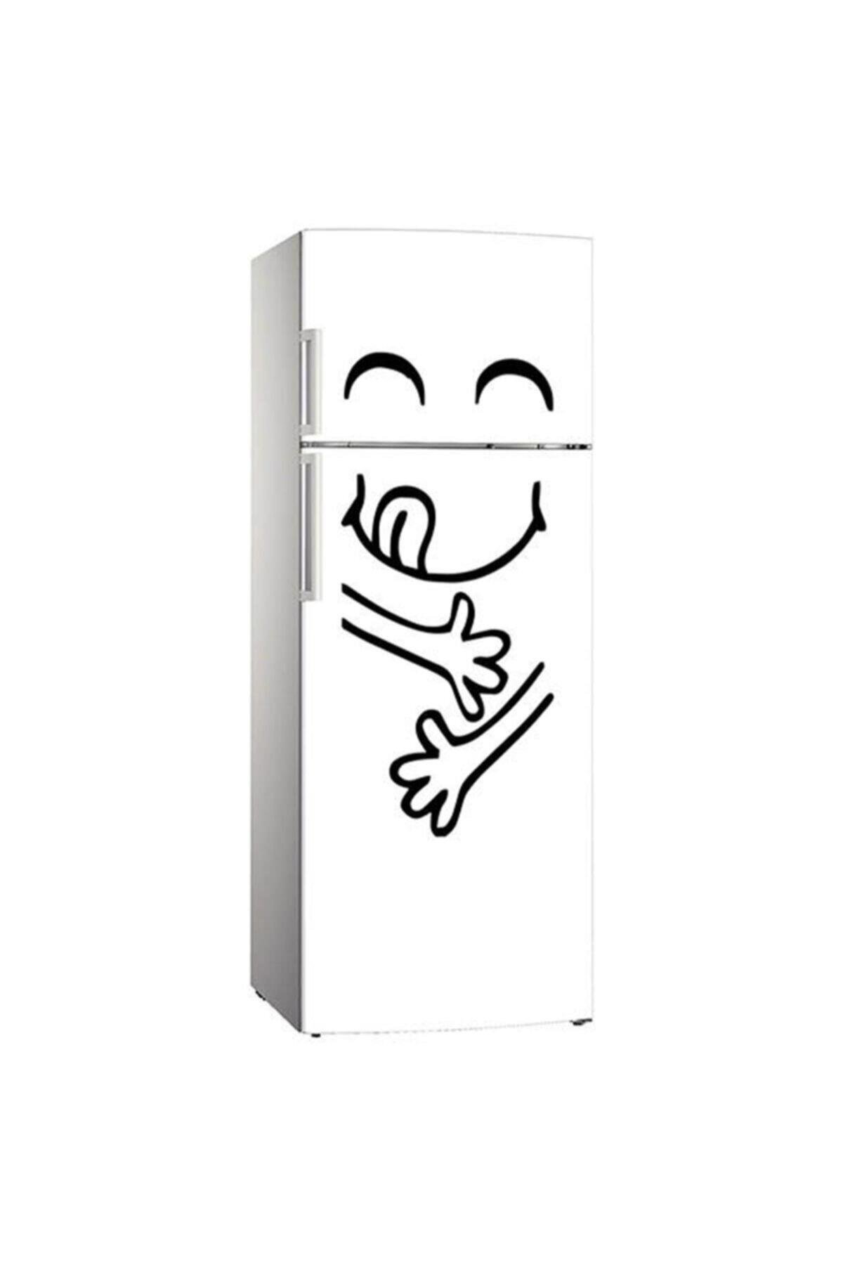 Buzdolabı Mutlu Emoji özel yeni sticker