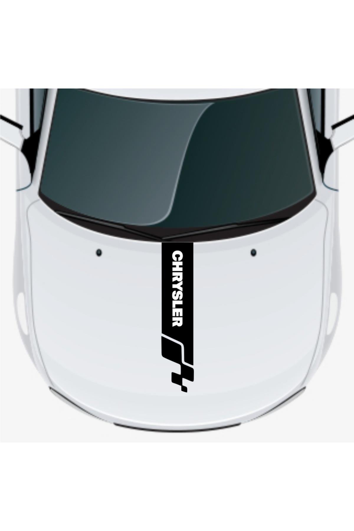 Chrysler Pacifica İçin şık tasarım karbon sticker seti Aksesuar Oto Kaput Şerit özel yeni sticker