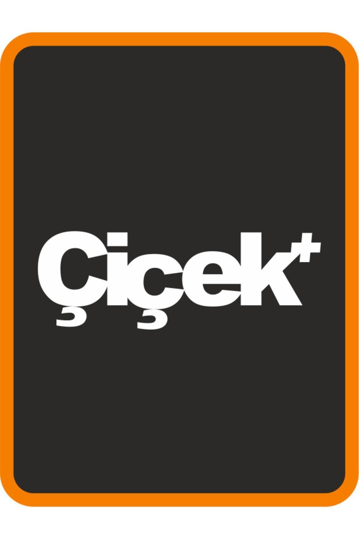 Çiçek Oto özel yeni sticker Beyaz 14*5 Cm