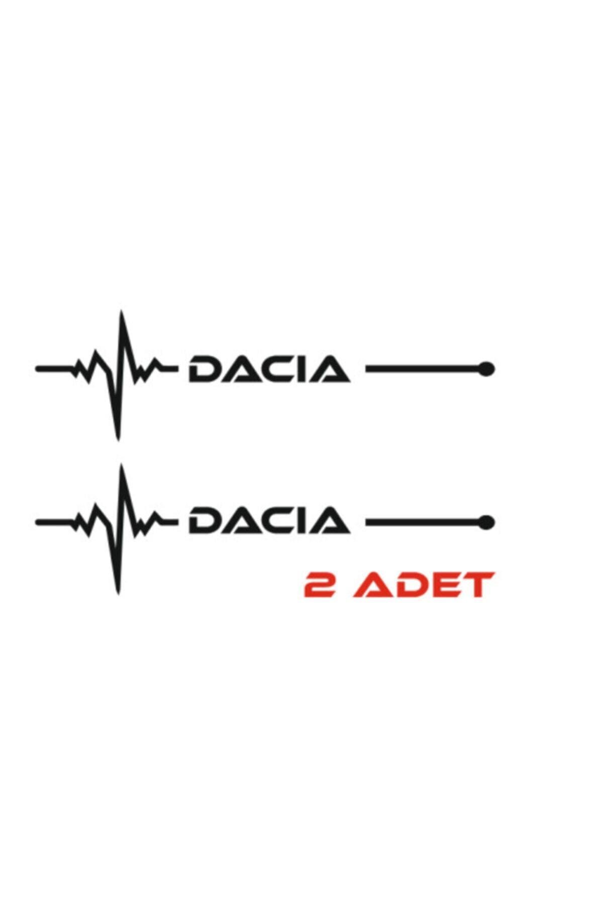 Dacia İçin şık tasarım karbon sticker seti Aksesuar Nabız özel yeni sticker Siyah 30*8 Cm