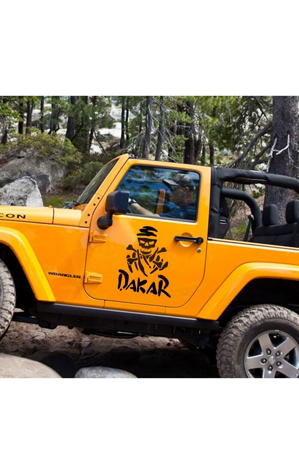 Dakar Kurukafa Offroad özel yeni sticker 45*36 Cm