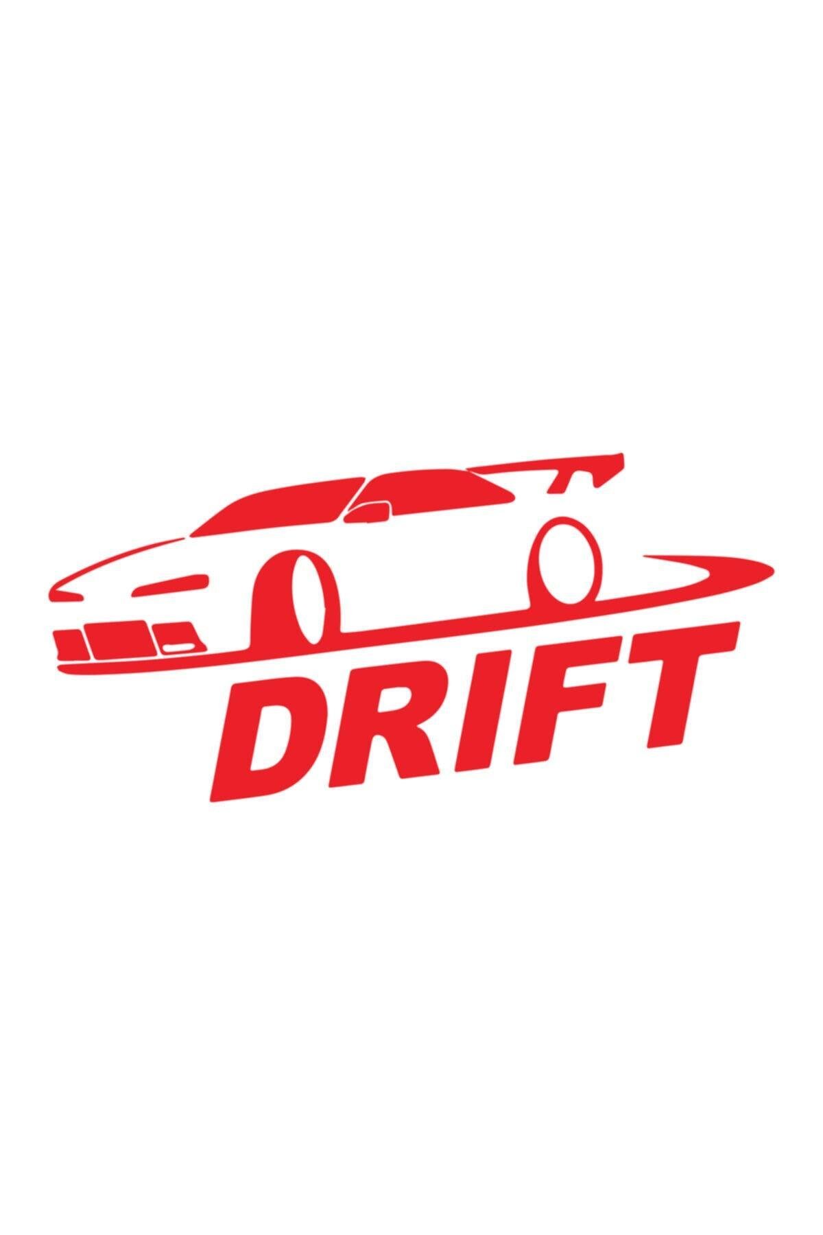 Drift Yapan Araba Aksesuar Oto özel yeni sticker Kırmızı 20*10 Cm