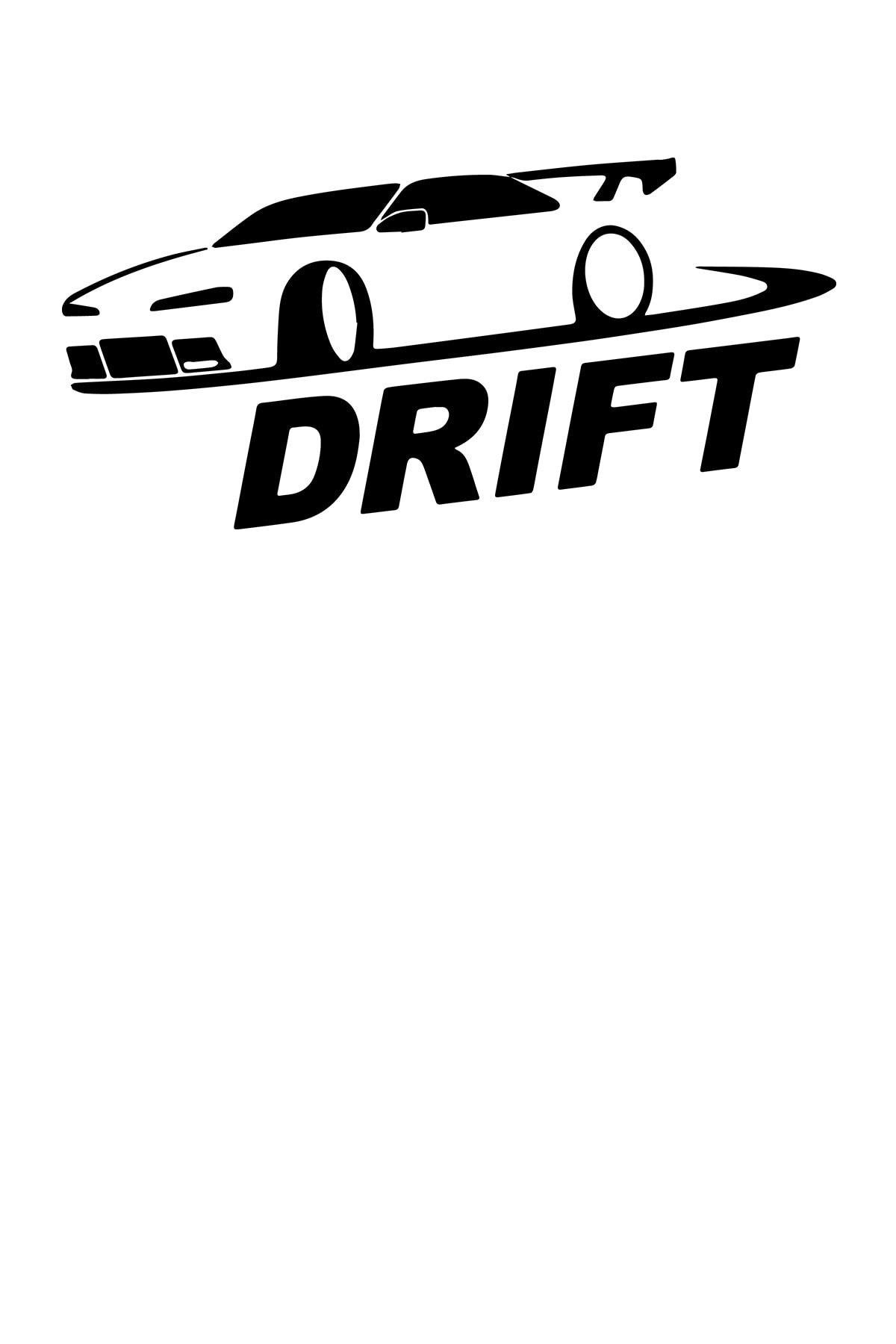 Drift Yapan Araba Aksesuar Oto özel yeni sticker Siyah 20*10 Cm
