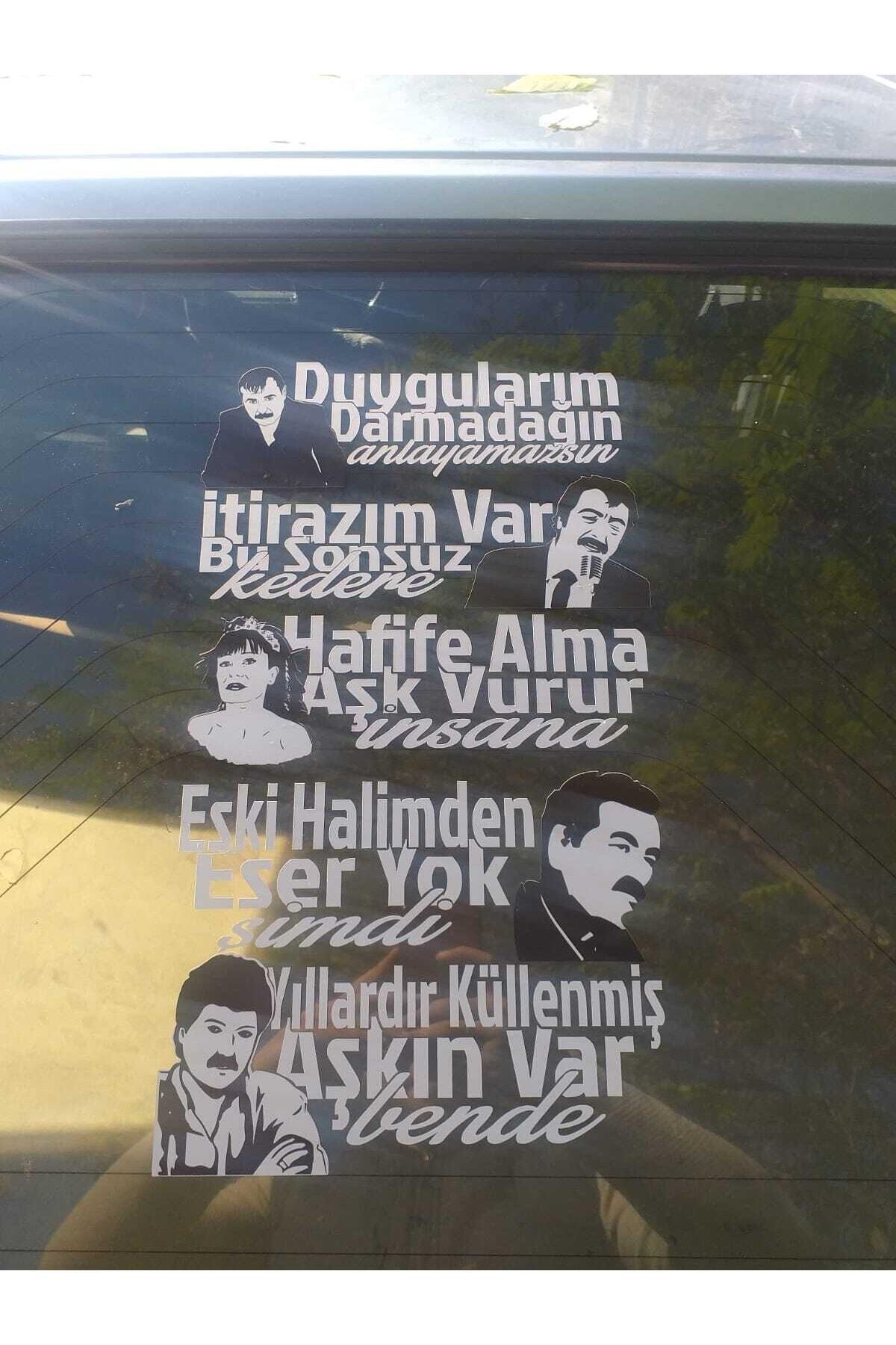 Eskiler Kuşağı Arka Cam Yazısı özel yeni sticker 40*20 Cm