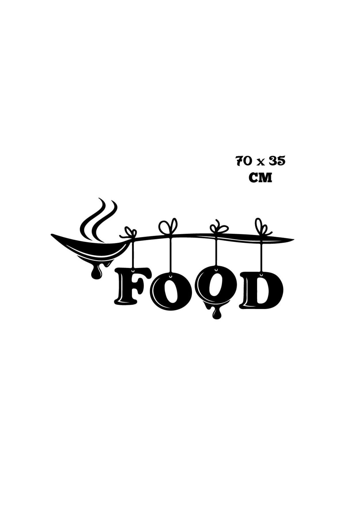 Food Mutfak Dekoratif Kaşıklı Duvar özel yeni sticker Yapıştırma (SUDAN VE NEMDEN ETKİLENMEZ)