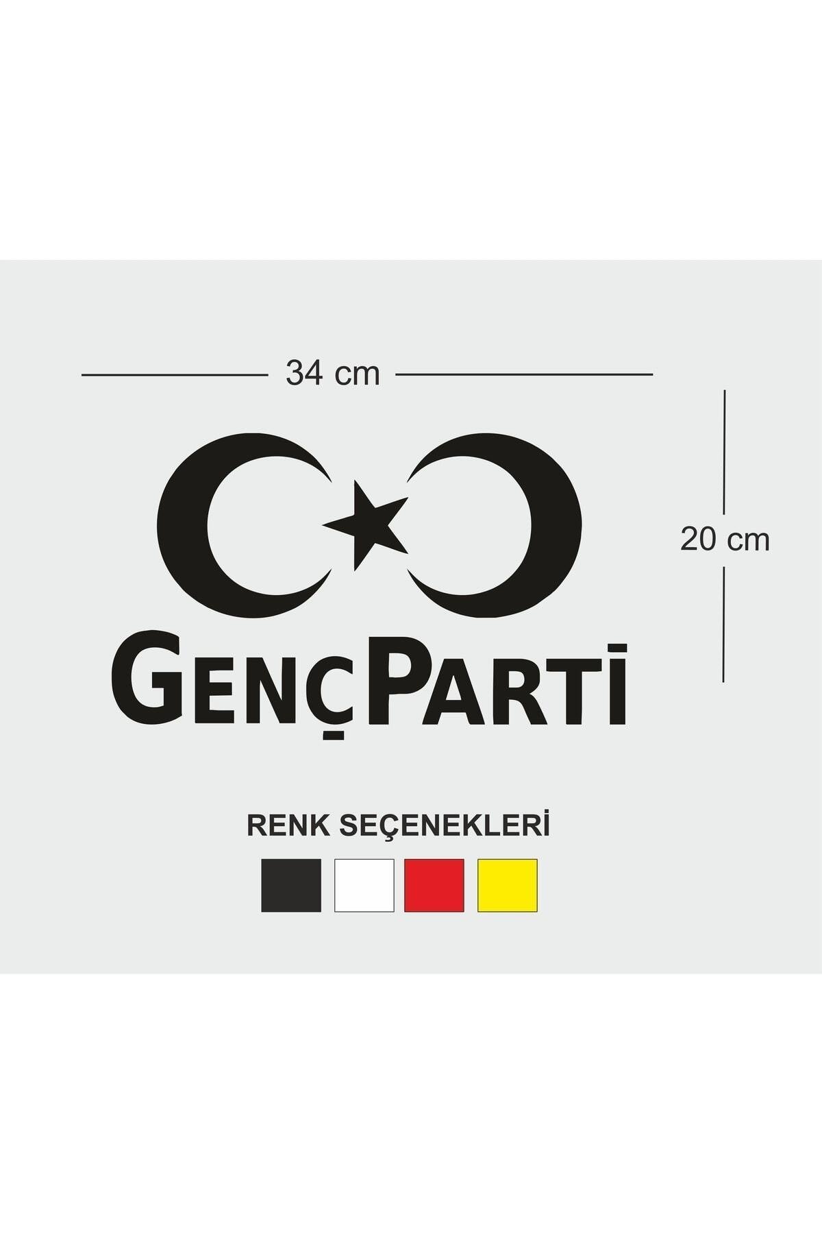 Genç Parti Logo Oto özel yeni sticker 25*30 Cm