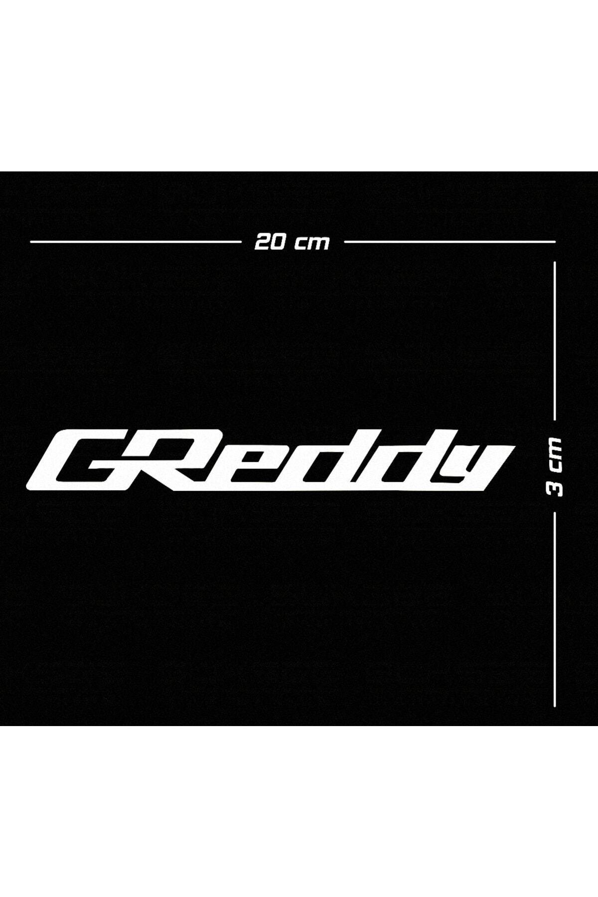 Greddy Oto özel yeni sticker Beyaz