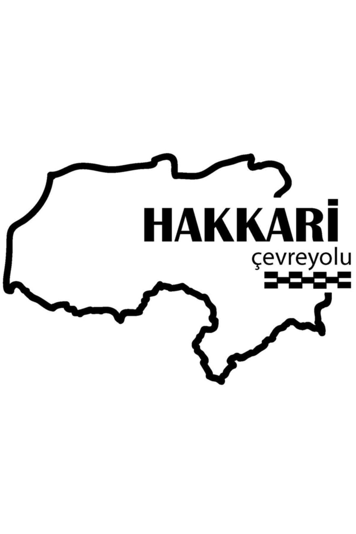 Hakkari Çevreyolu özel yeni sticker 12*9 Cm