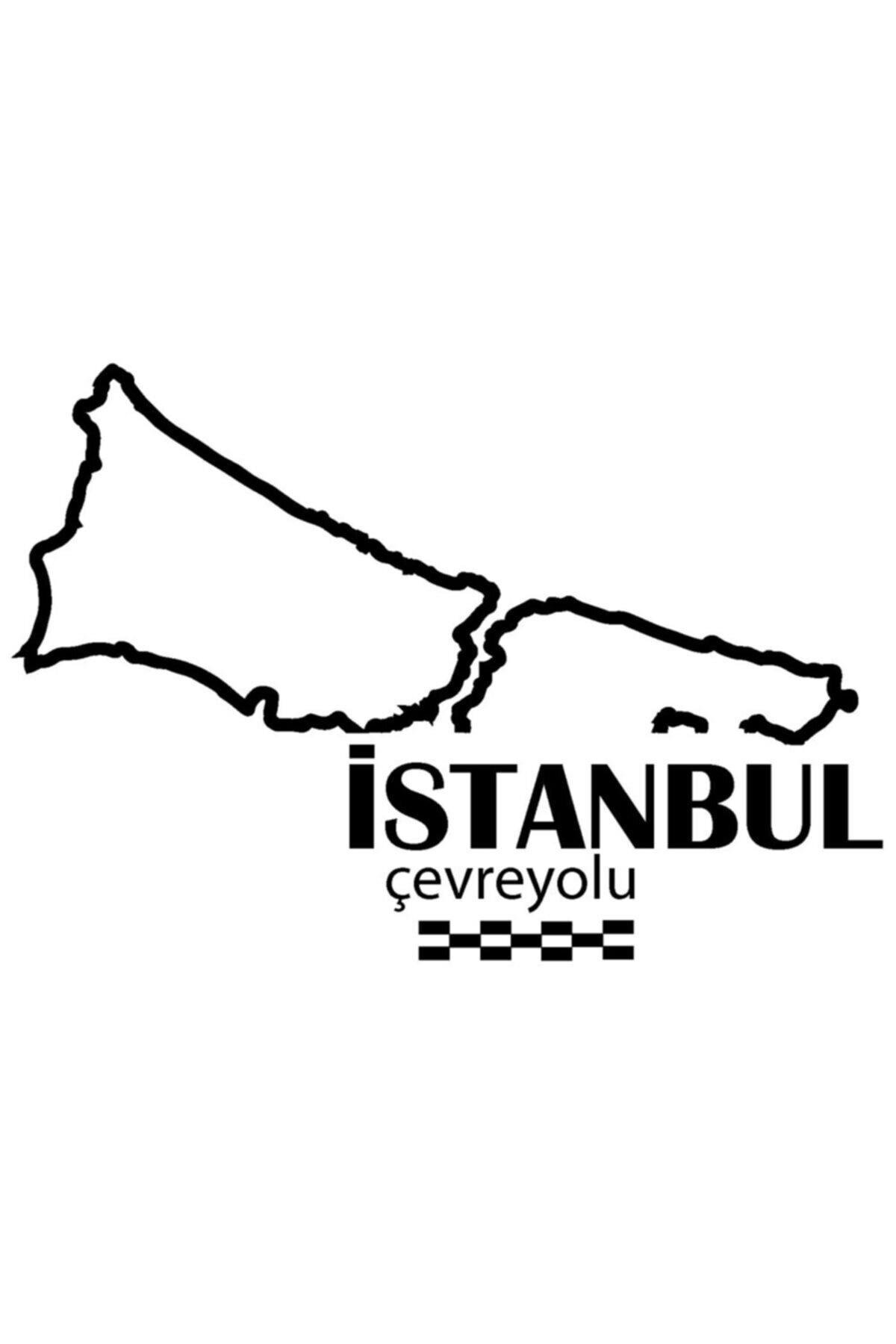 Istanbul Çevreyolu özel yeni sticker 12*9 Cm