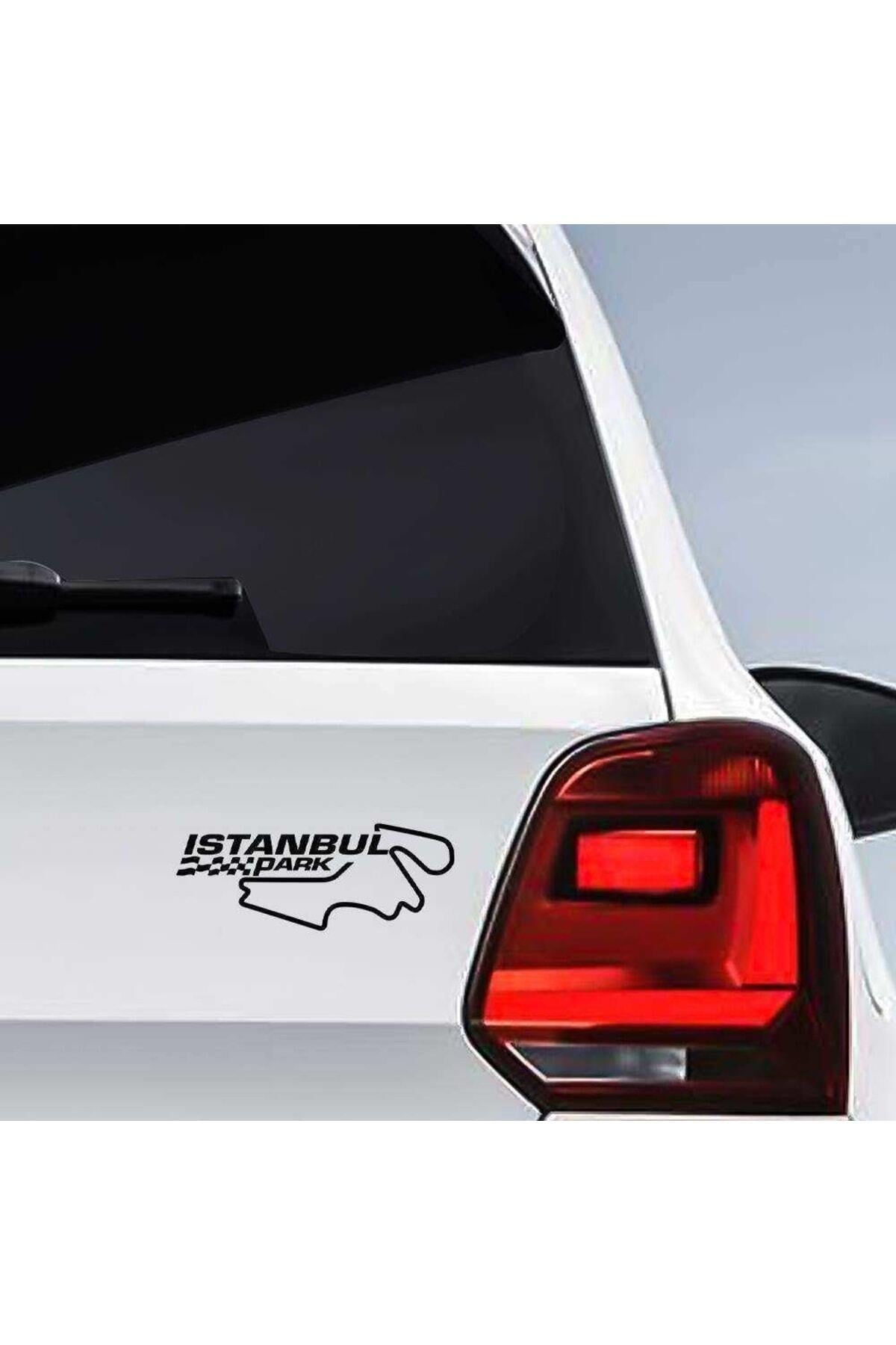 İstanbul Park Harita Rally Oto özel yeni sticker25*10 Cm