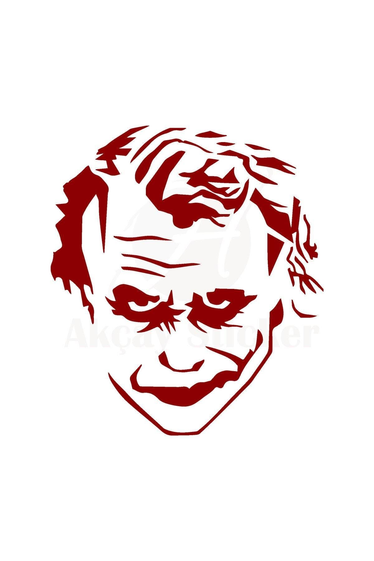 Joker Oto özel yeni sticker Kırmızı 20*23 Cm
