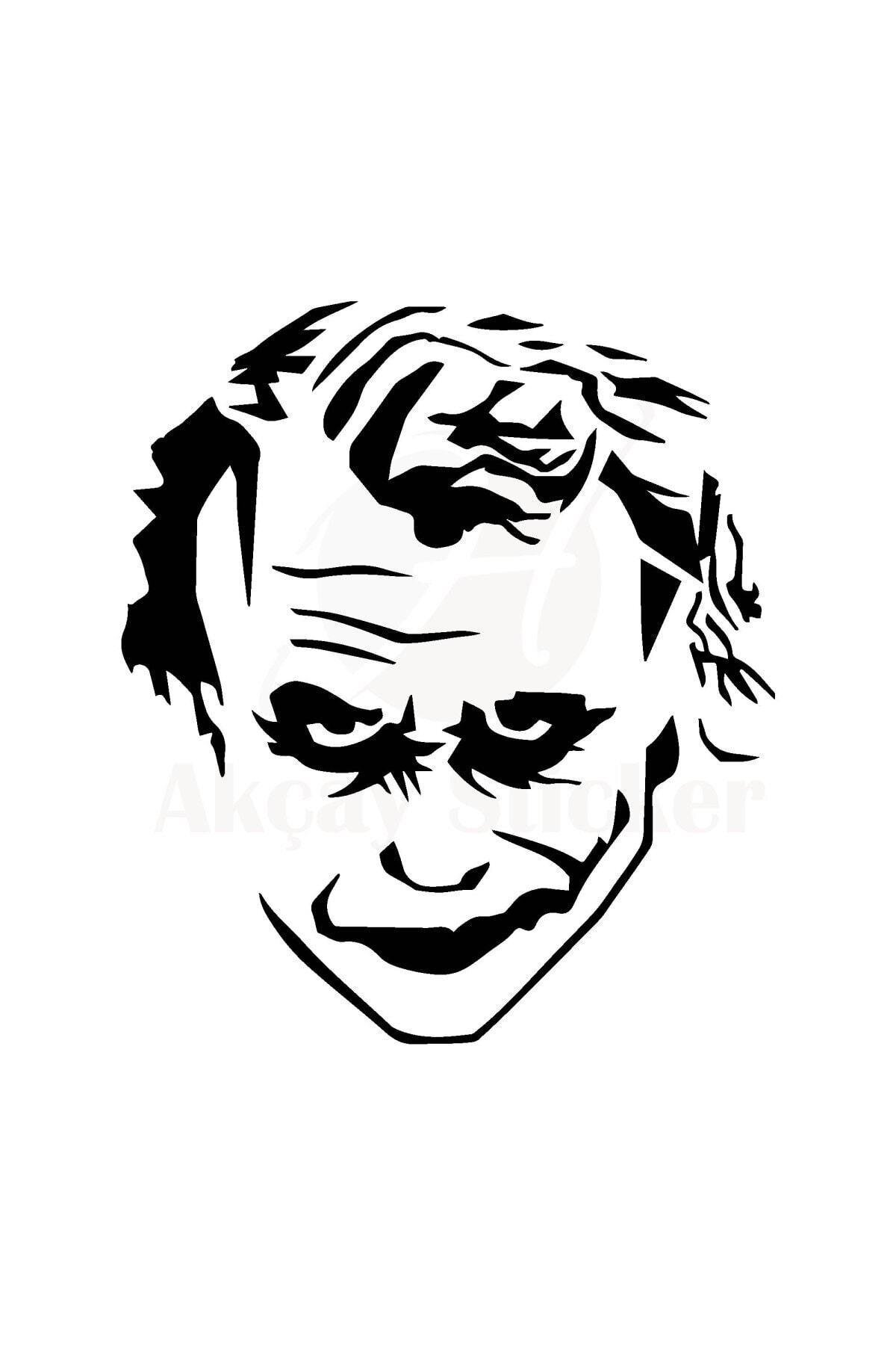 Joker Oto özel yeni sticker Siyah 30*33 Cm