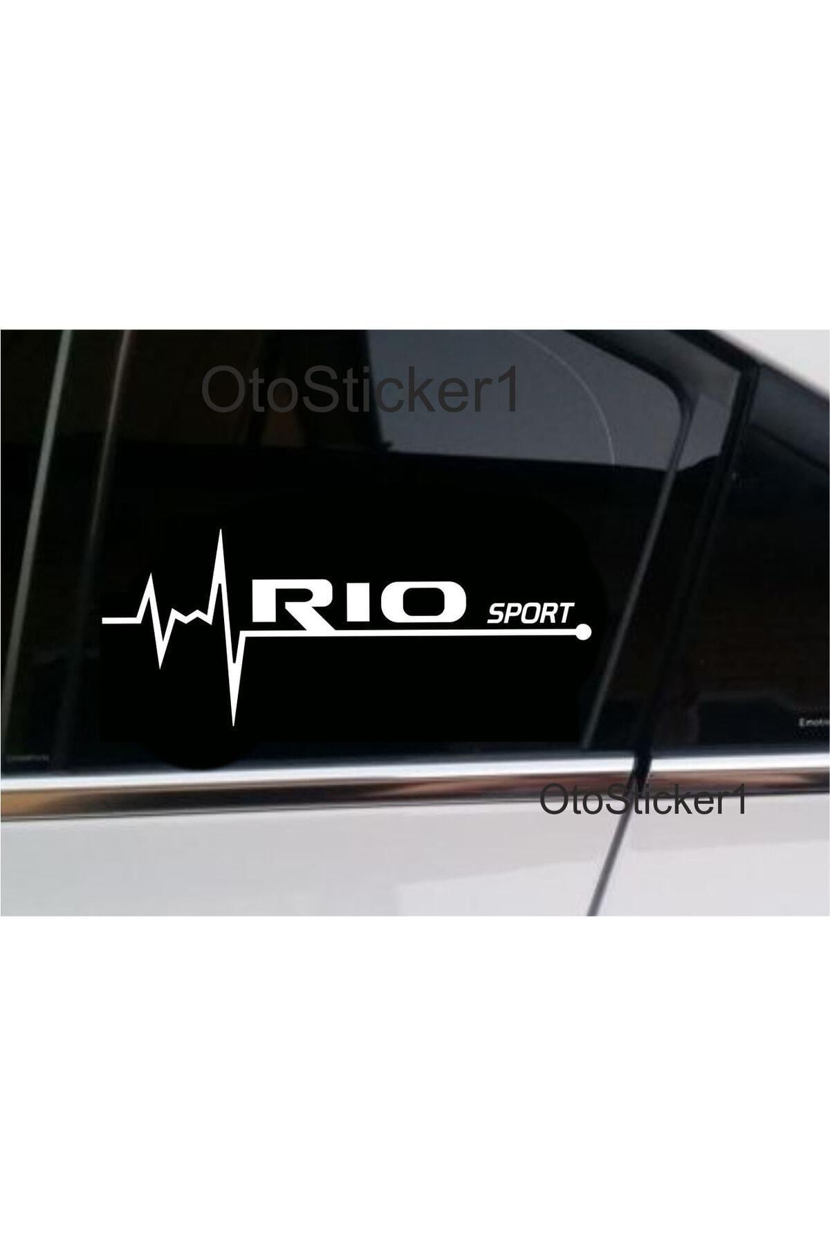 Kia Rio Sport Nabız Kalp Atışı Ritim özel yeni sticker 2 Adet