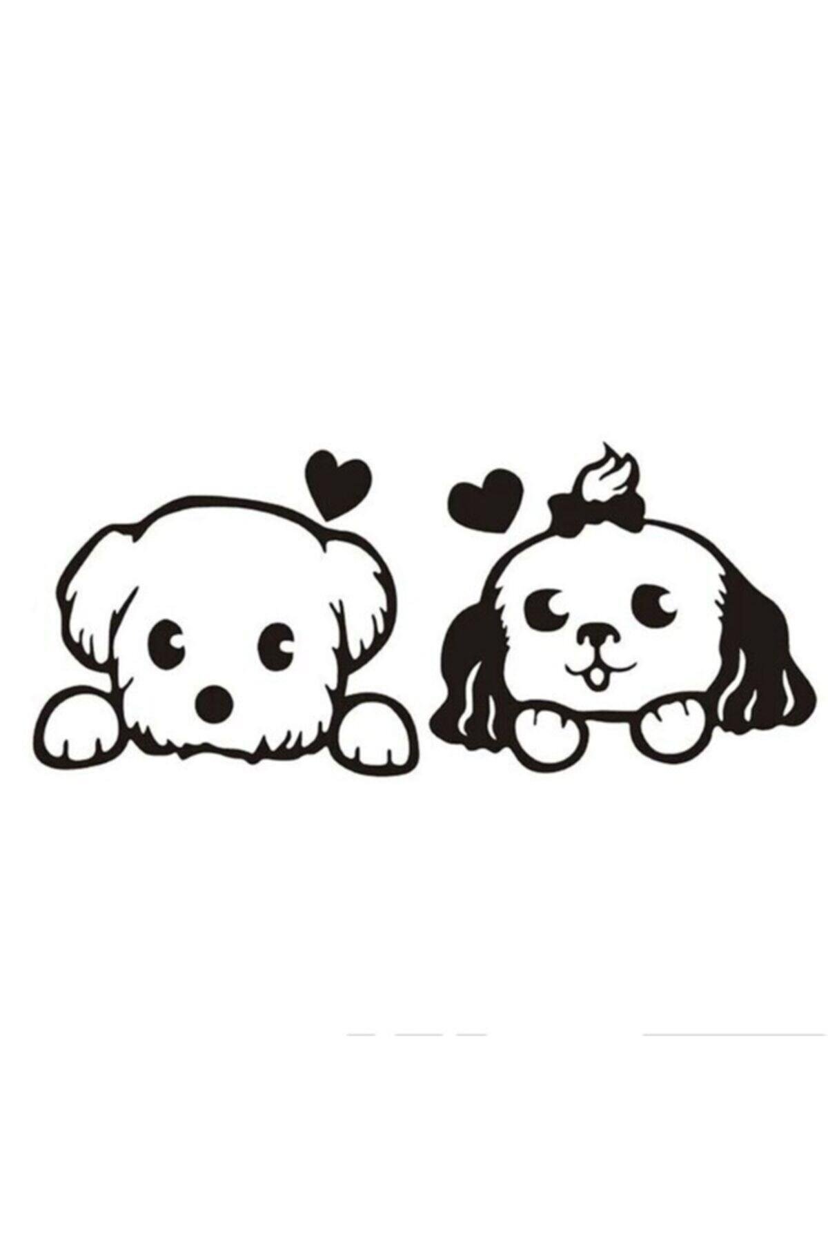 Köpek Tasarım Su Geçirmez Çıkarılabilir Oto özel yeni sticker 29*17 Cm