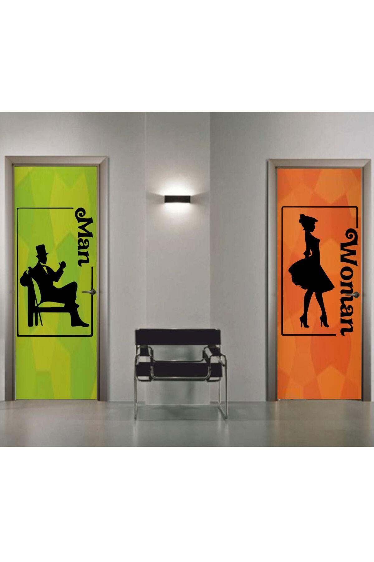 Man-women Tuvalet-wc Kapı özel yeni sticker