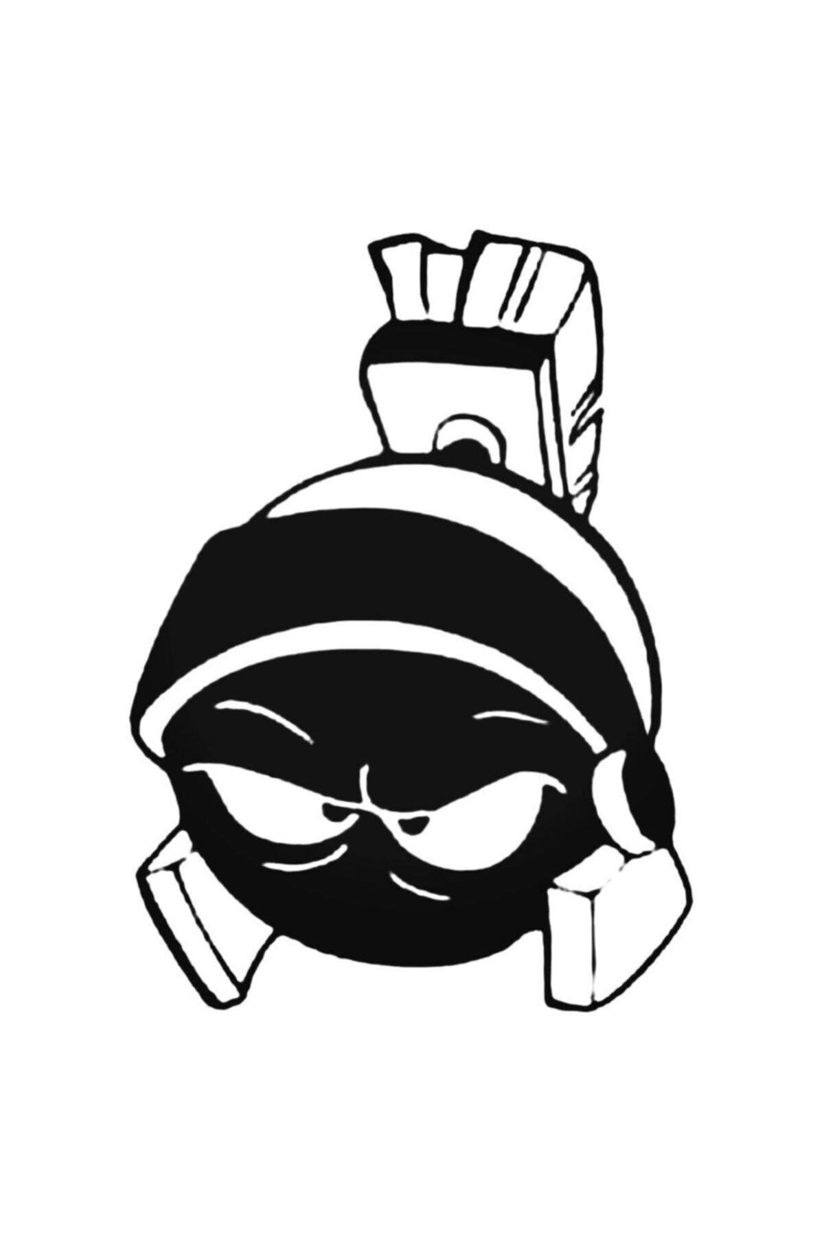 Marvin Martian Oto özel yeni sticker 20 Cm
