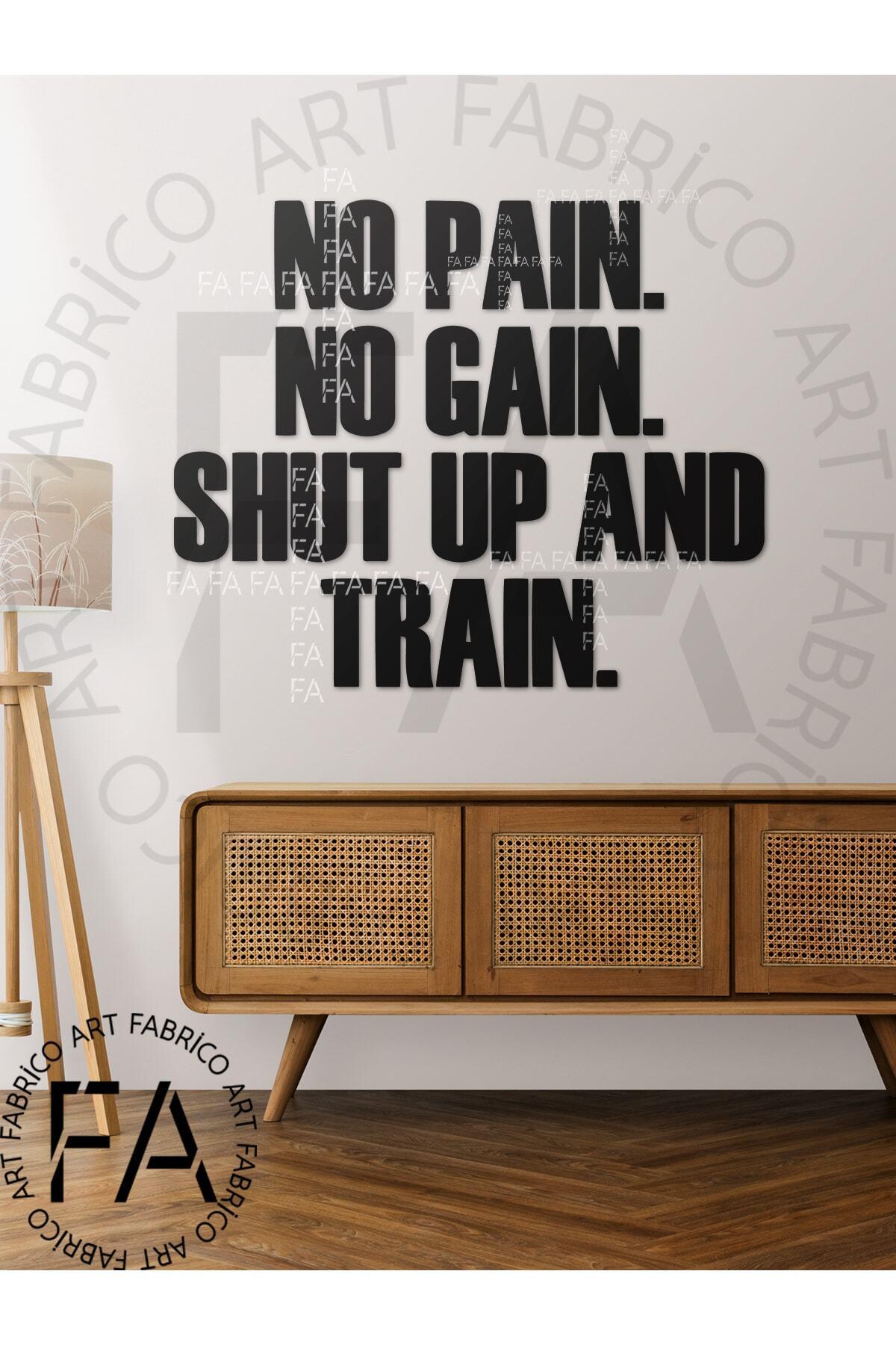 No Pain No Gain Motivasyon Duvar özel yeni stickerı