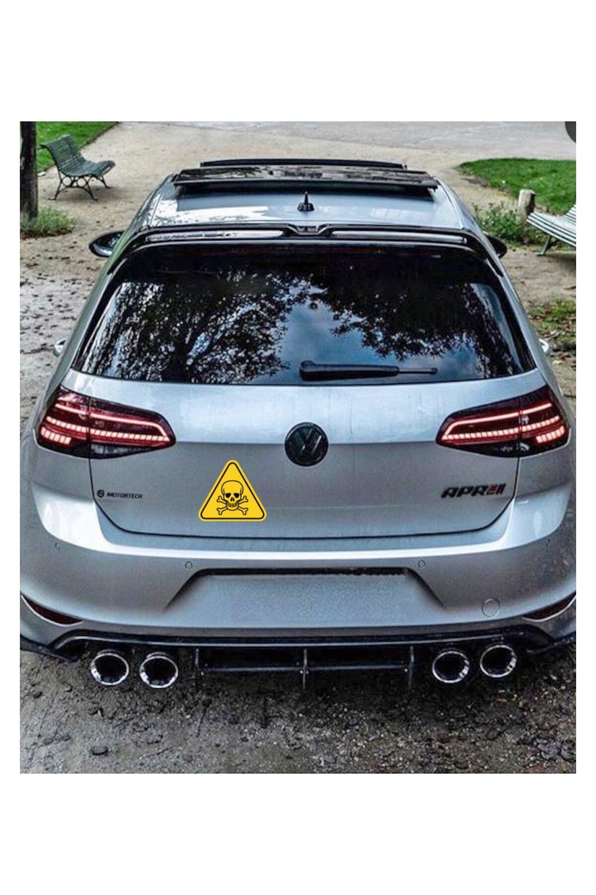 Ölüm Tehlikesi Oto özel yeni sticker 14*15 Cm