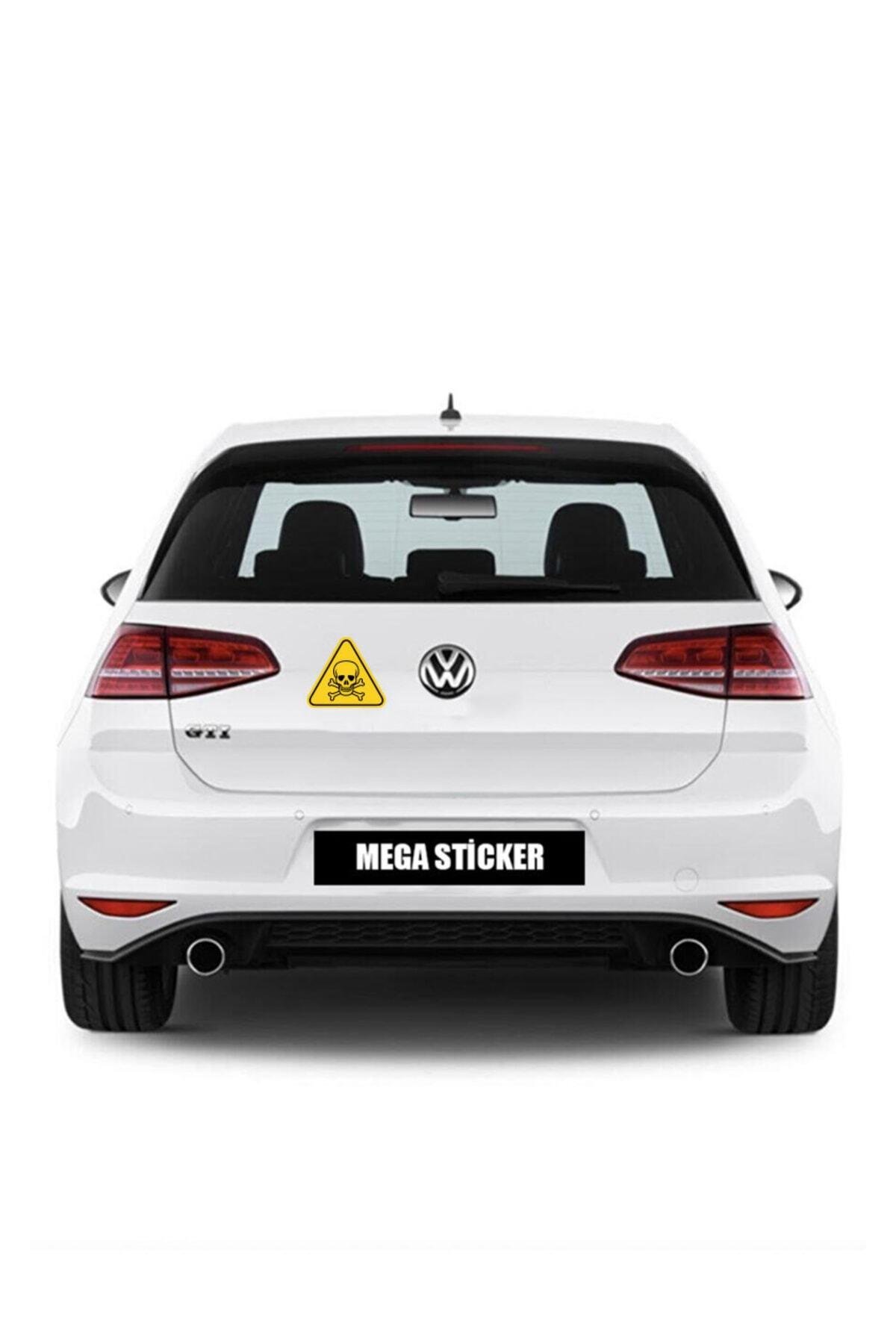 Ölüm Tehlikesi Oto özel yeni sticker 14*15 Cm