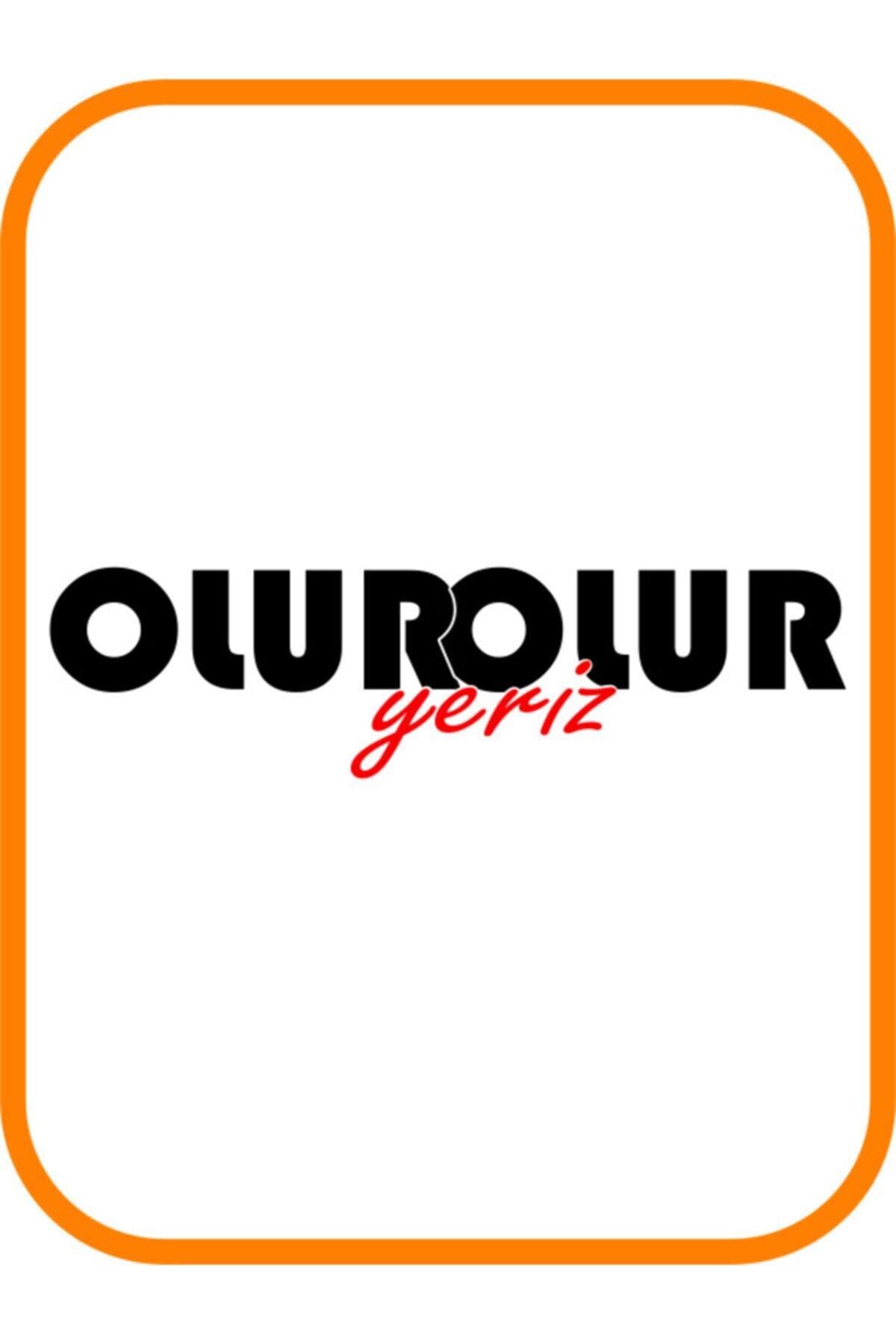 Olur Olur Yeriz Oto özel yeni sticker Siyah 20*7 Cm