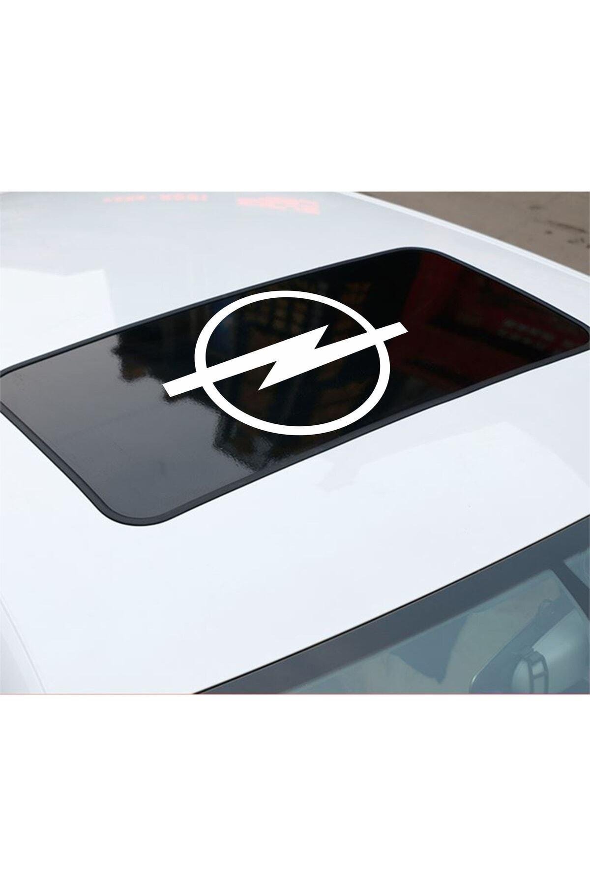 Opel Sunroof özel yeni sticker Siyah