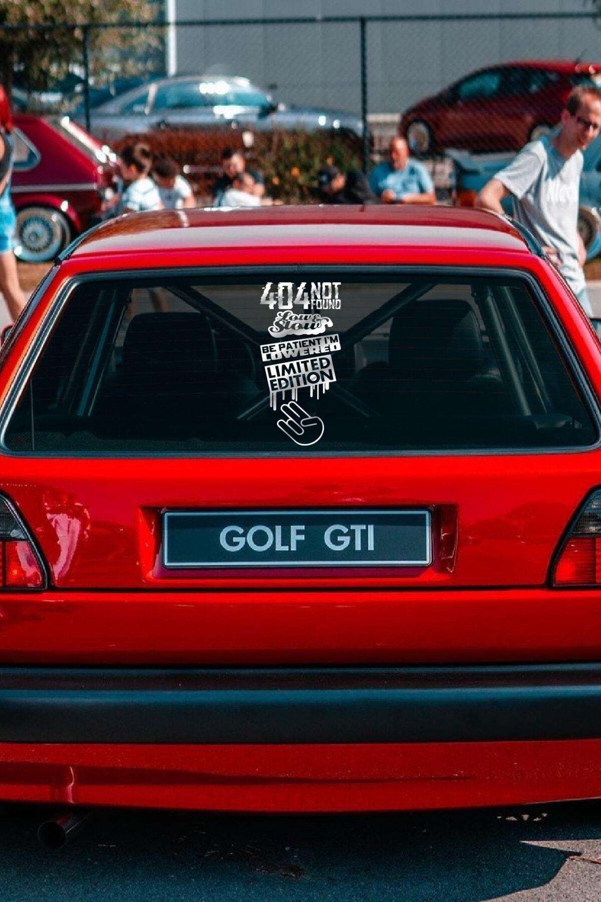 Oto Arka Cam özel yeni sticker İngilizce Model 72 40*20 Cm