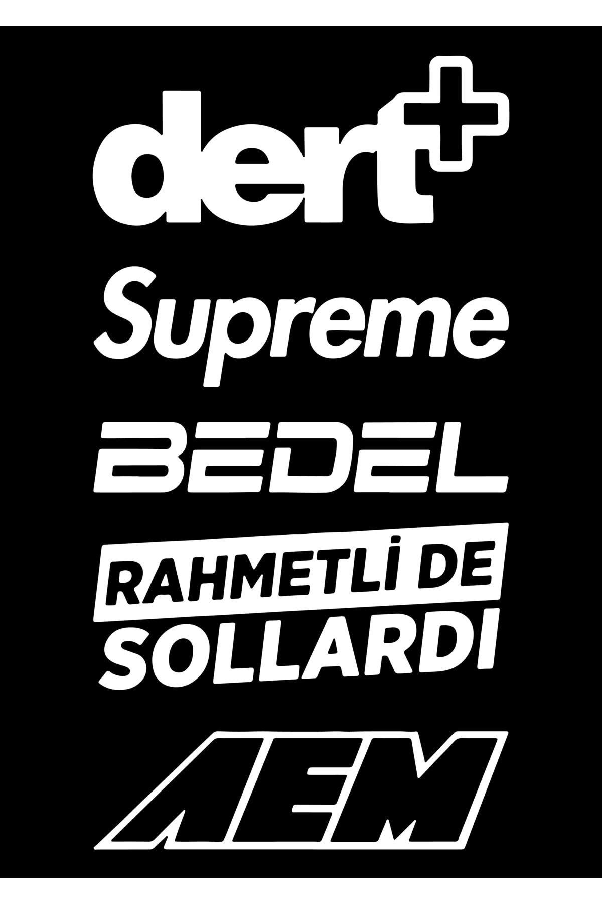 Oto Arka Cam özel yeni sticker Model 29 Beyaz 20*35 Cm
