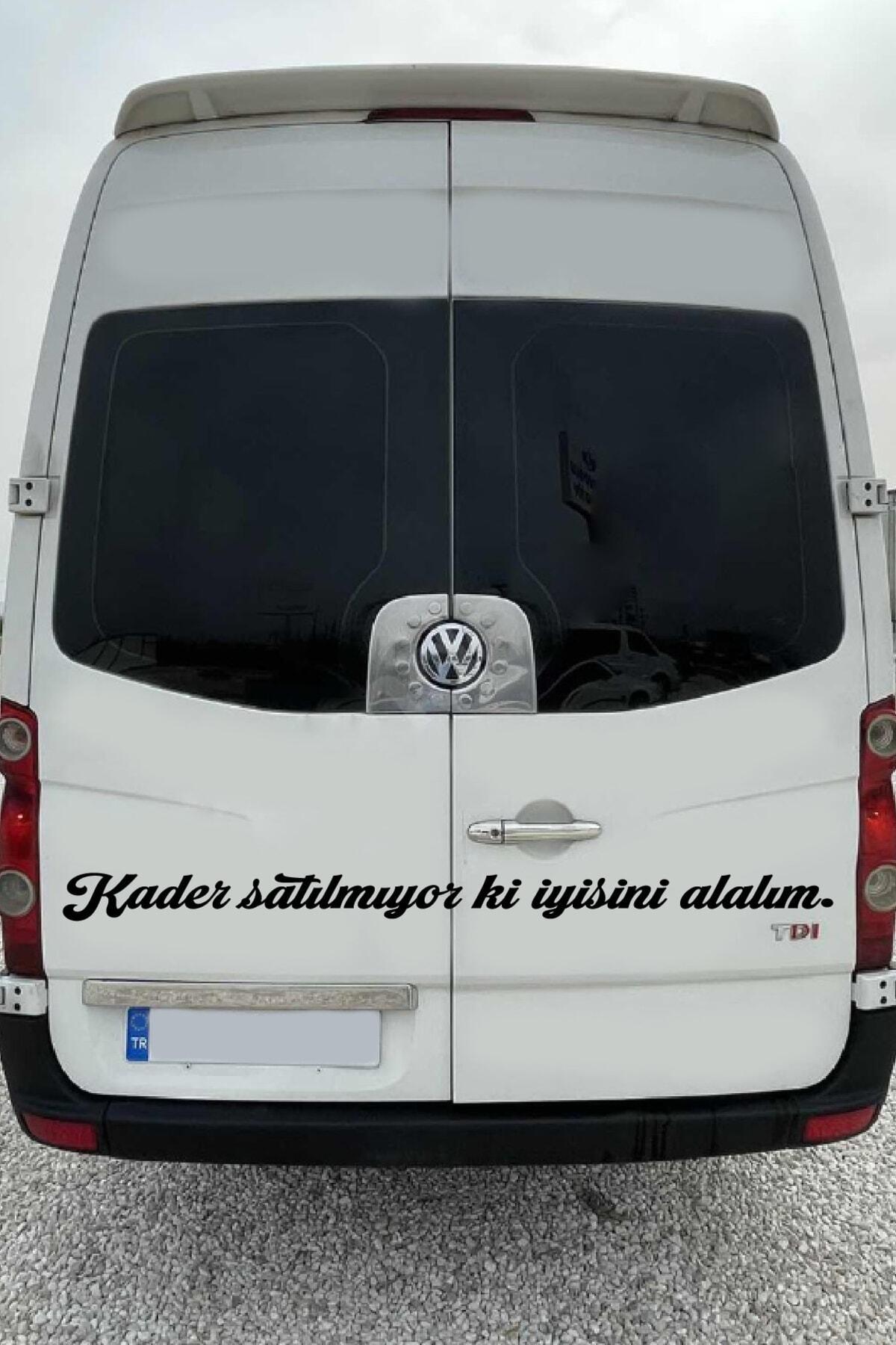 Oto Cam Yazı Sözleri Ticari-Servis-Dolmuş-Panelvan Uzun özel yeni sticker Model 34