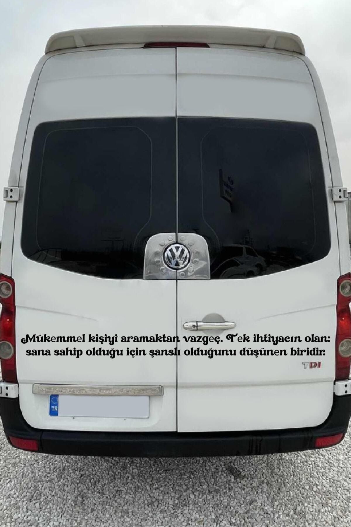 Oto Cam Yazı Sözleri Ticari-Servis-Dolmuş-Panelvan Uzun özel yeni sticker Model 27